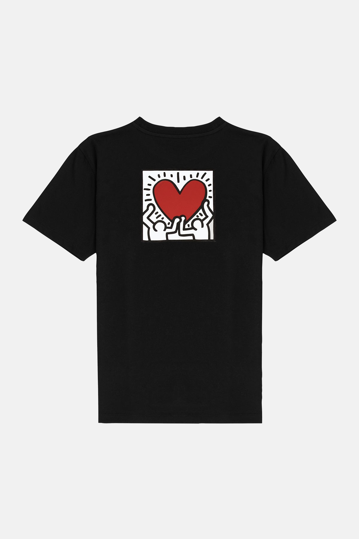 Heart People Oversize Heavyweight T-Shirt - Siyah