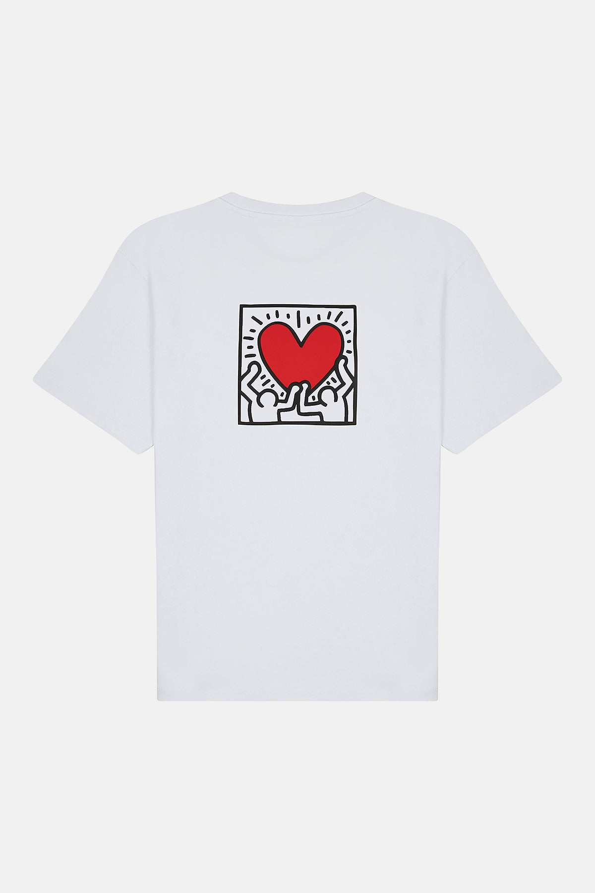Keith Haring Oversize Heavyweight T-Shirt - Beyaz
