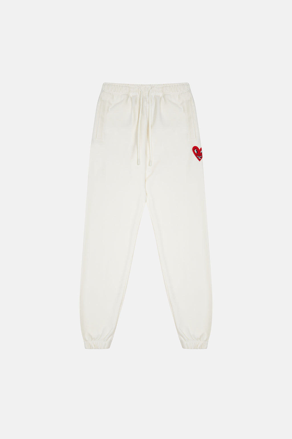 Keith Haring Heart SuperSoft Erkek Eşofman Altı - Ekru