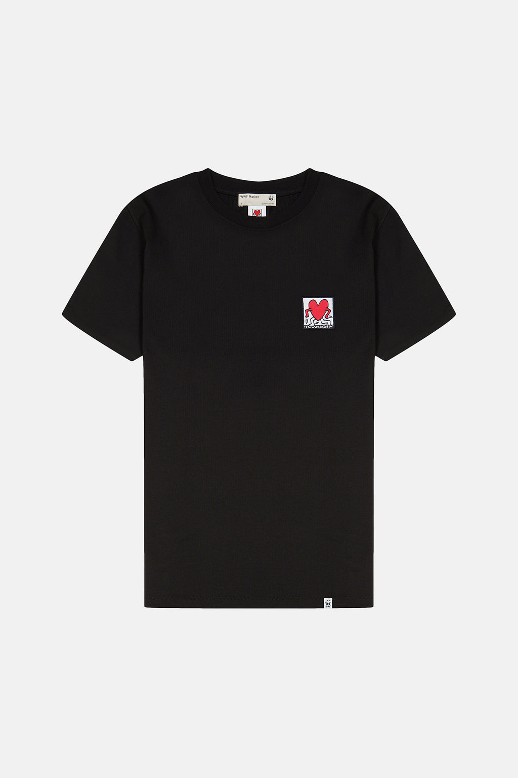 Keith Haring Heavyweight T-Shirt - Siyah