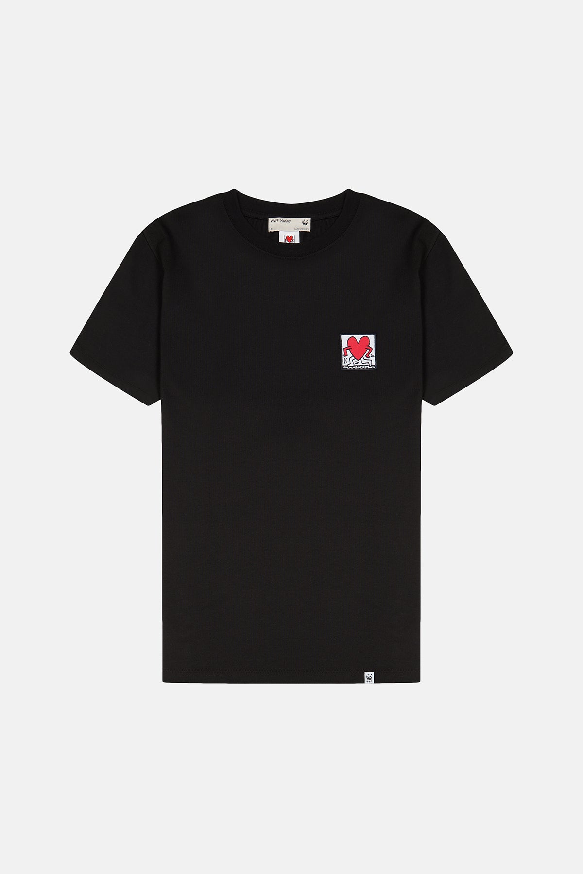 Keith Haring Heavyweight T-Shirt - Siyah