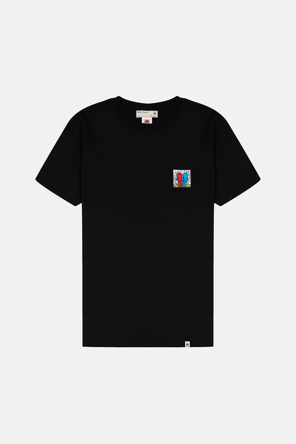 Keith Haring Heavyweight T-Shirt - Siyah