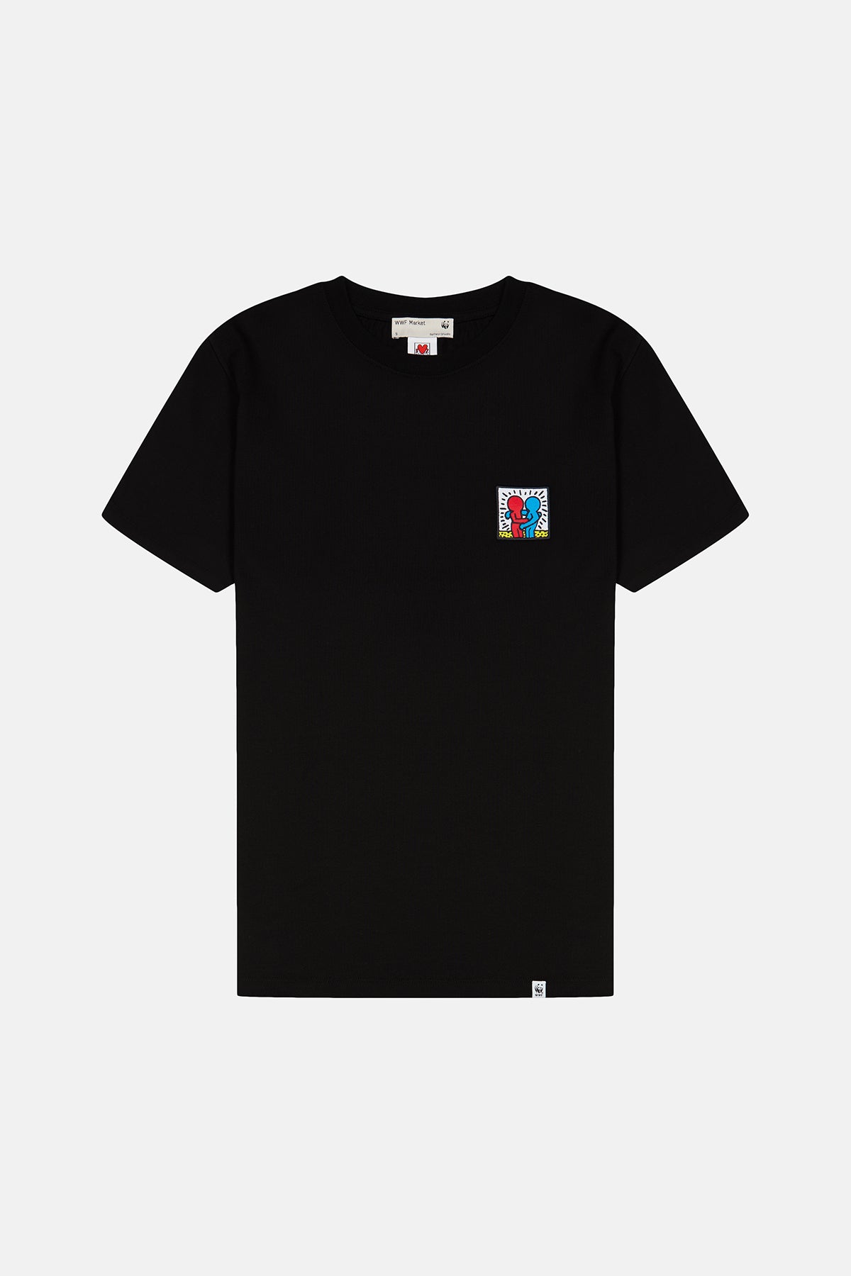 Keith Haring Heavyweight T-Shirt - Siyah