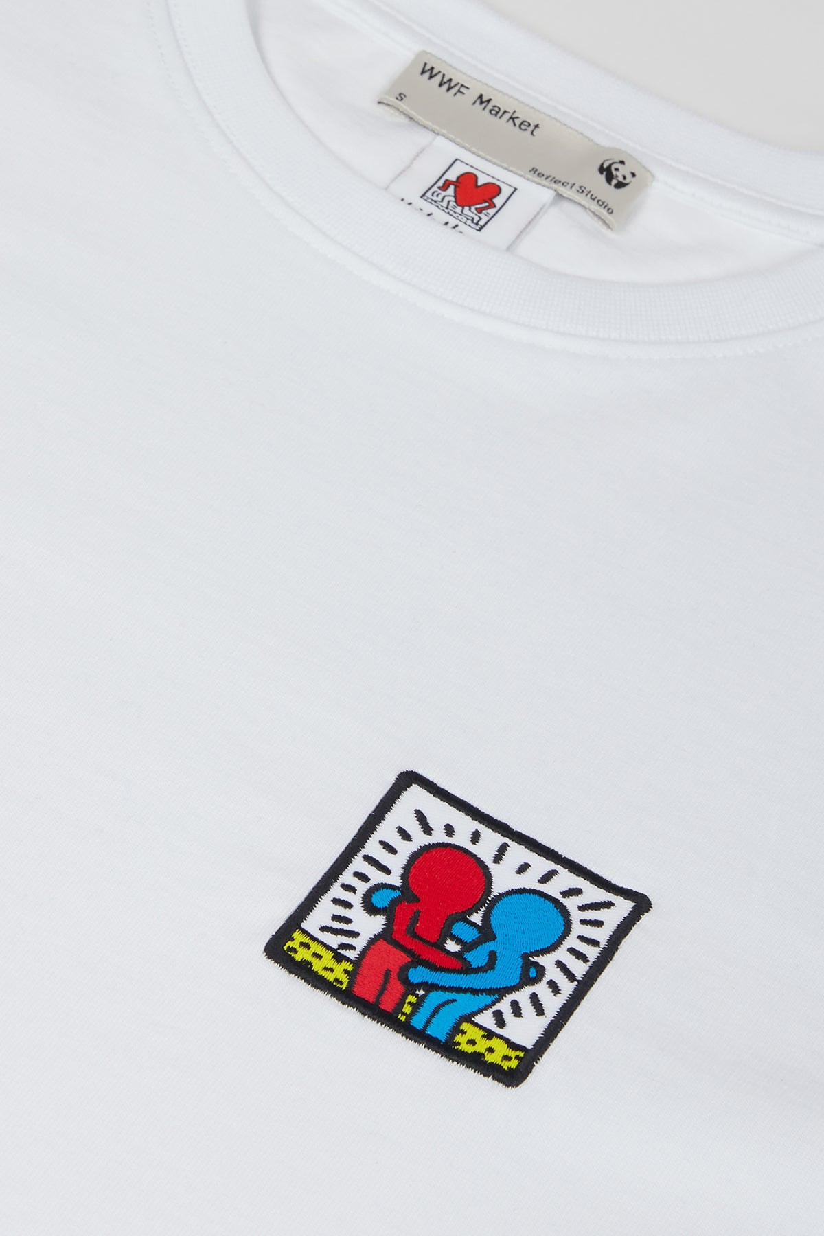 Keith Haring Heavyweight T-Shirt - Beyaz