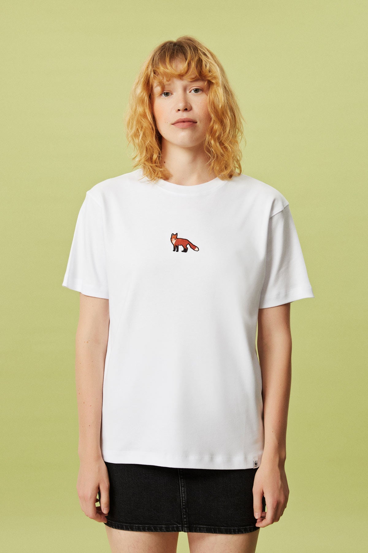 Kızıl Tilki Premium T-Shirt - Beyaz