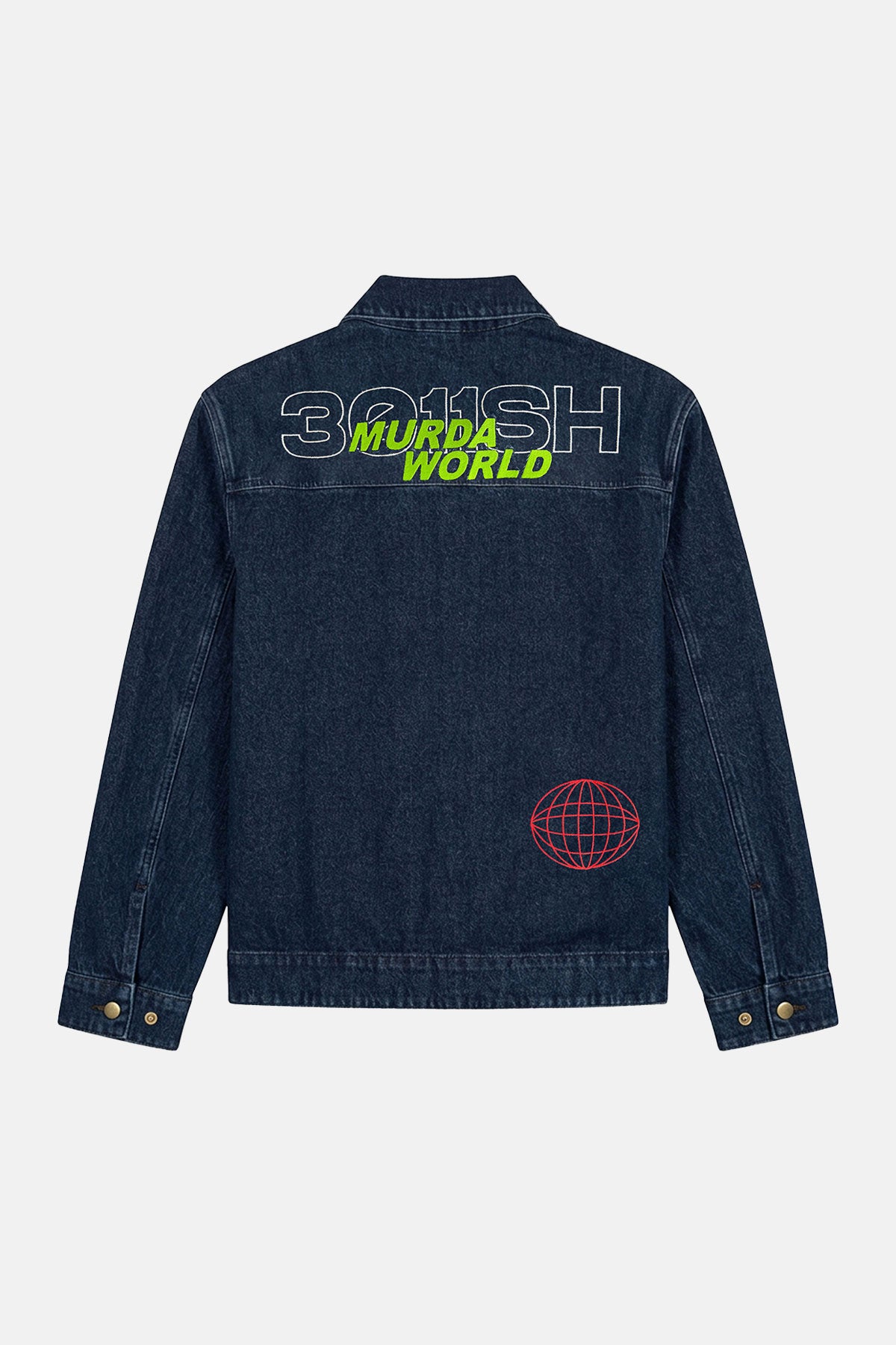 Murda Denim Ceket - Mavi