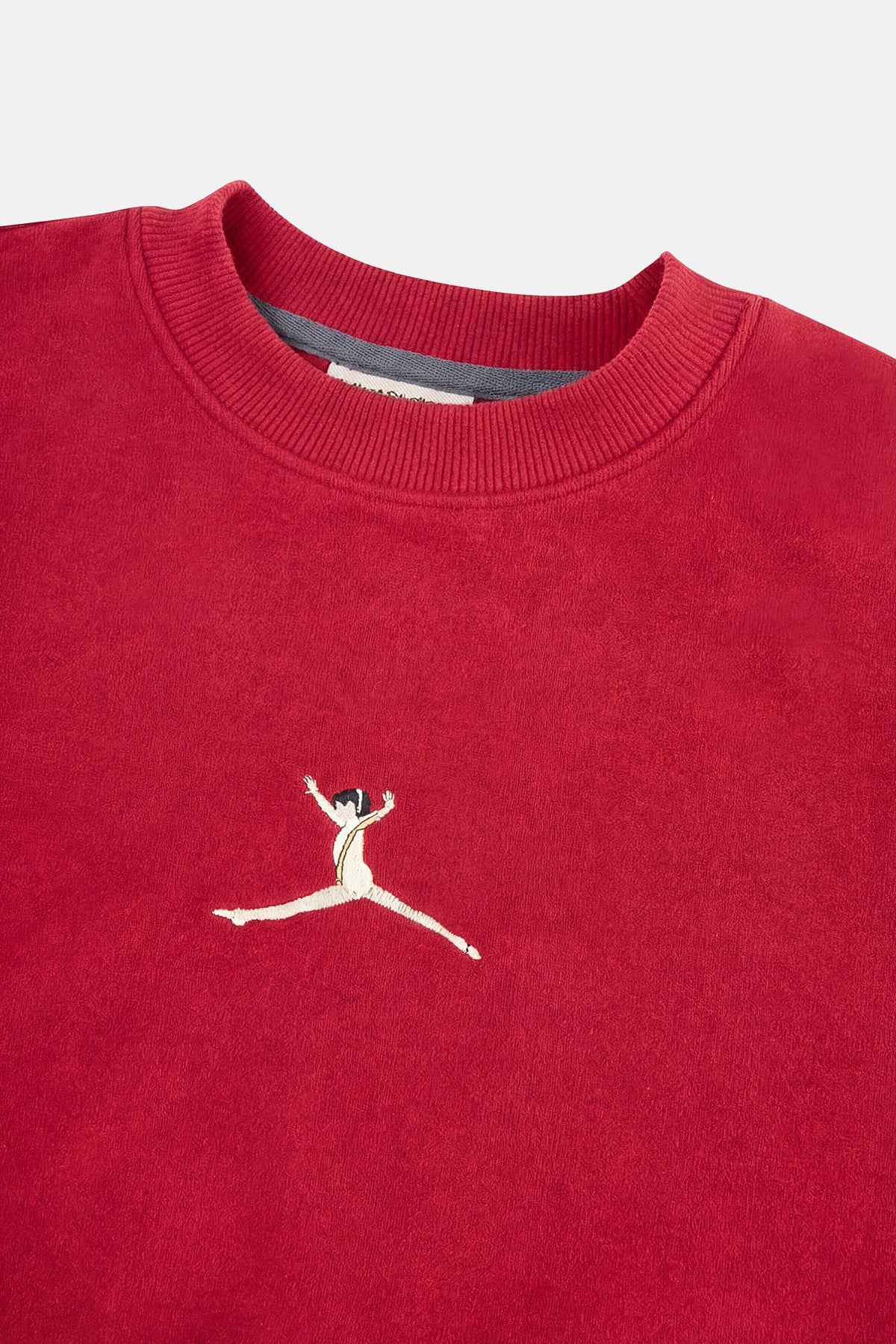 Perfect 10 SuperSoft Crop Sweatshirt - Bordo