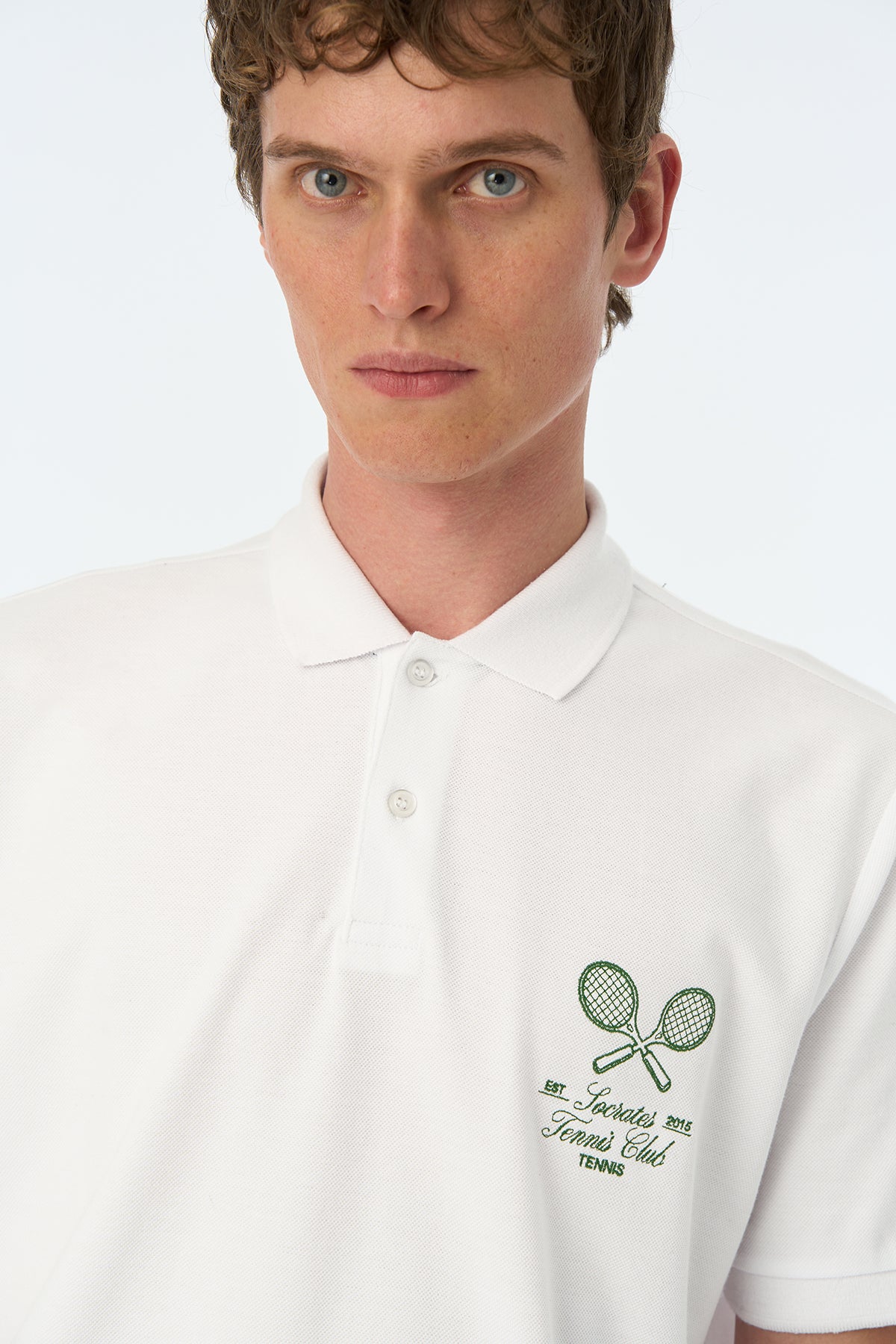 Socrates Tennis Club Polo T-shirt - Beyaz