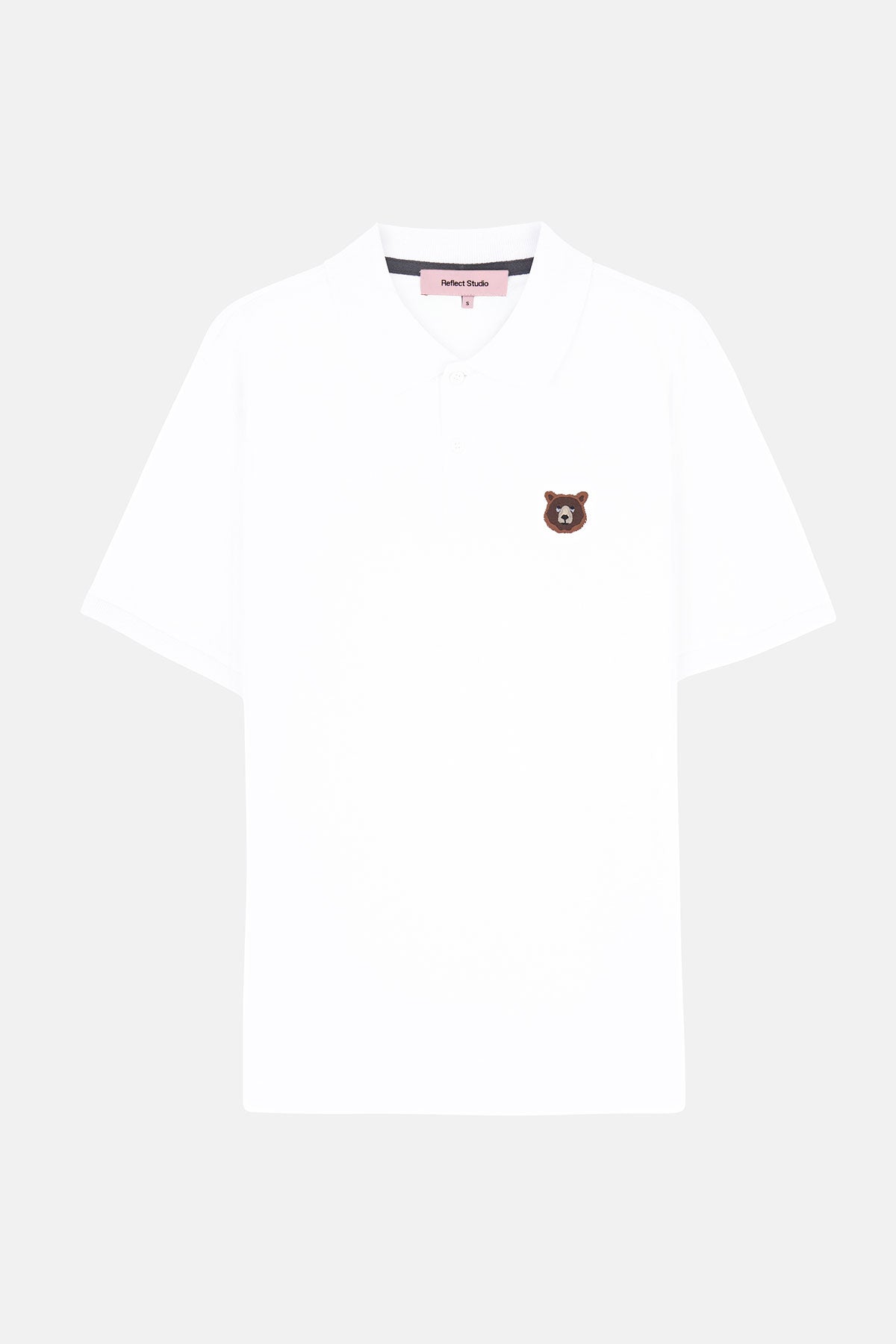Bozayı Polo Yaka T-Shirt - Beyaz