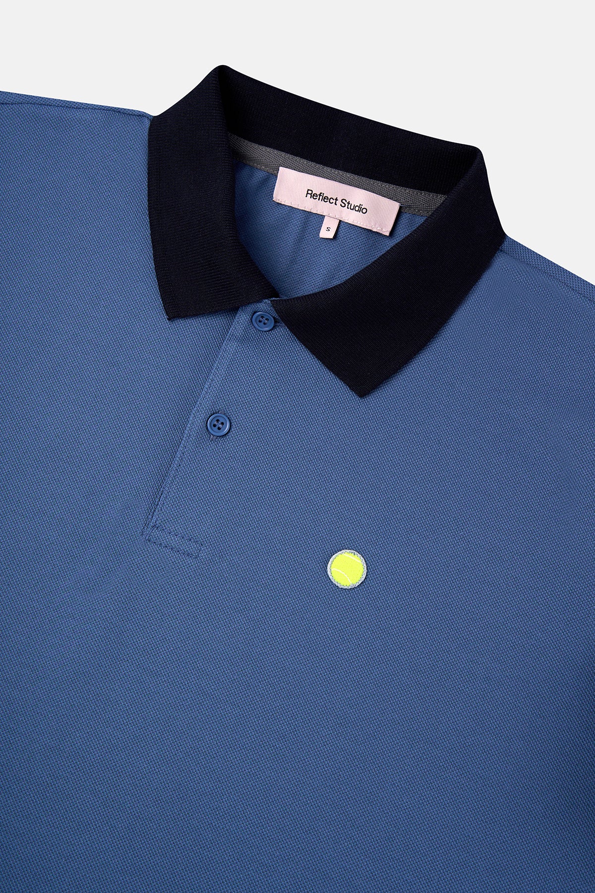 Tennis Ball Polo Yaka T-Shirt - Mavi