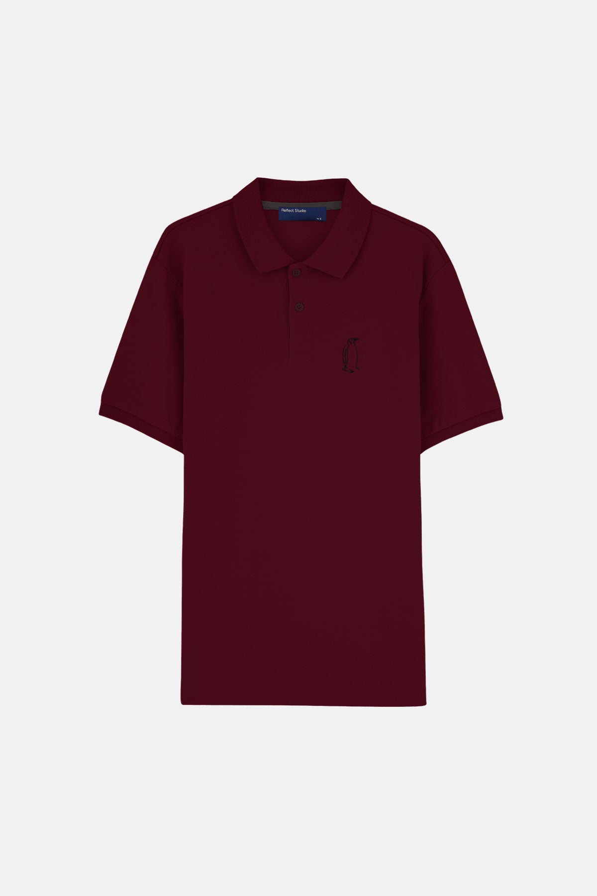 İmparator Penguen Polo T-shirt - Bordo