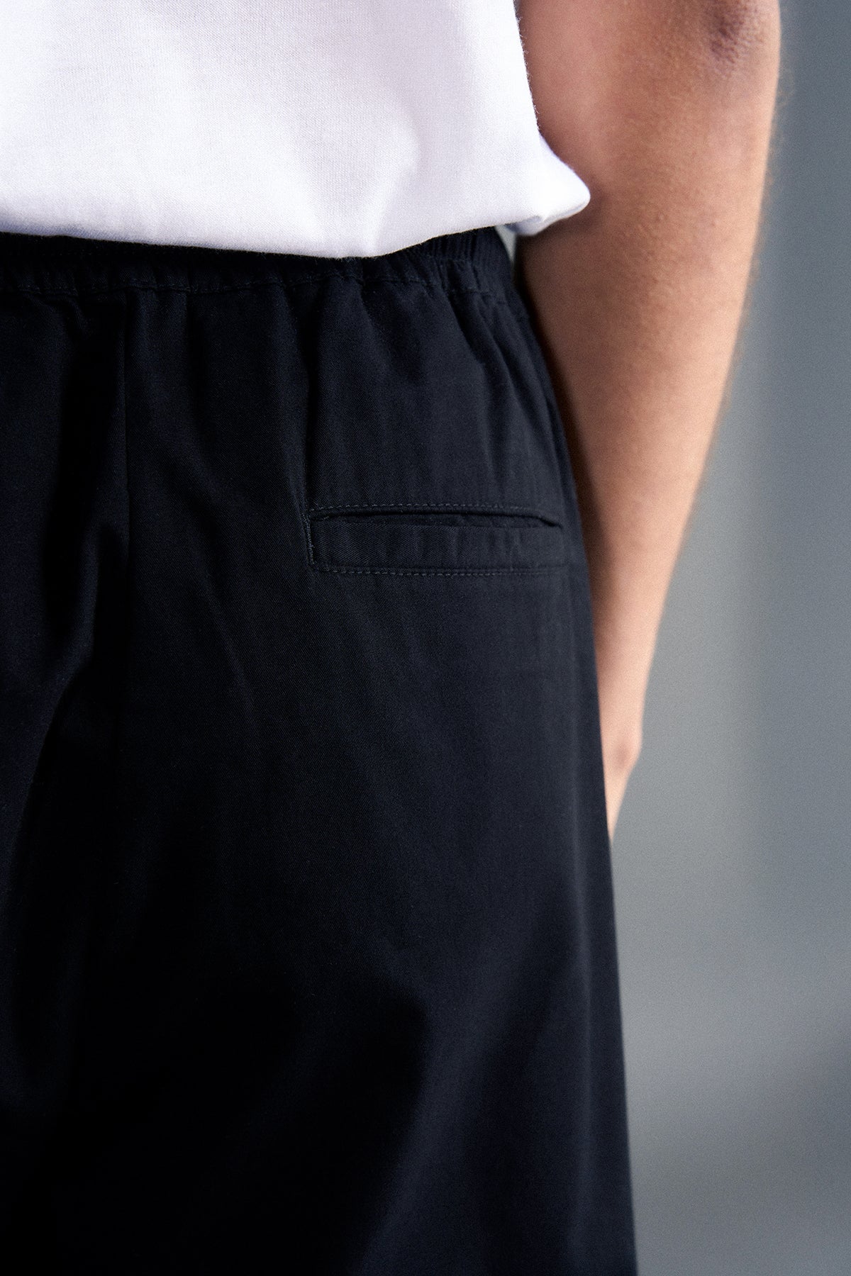 Relaxed Fit Erkek Pantolon - Siyah