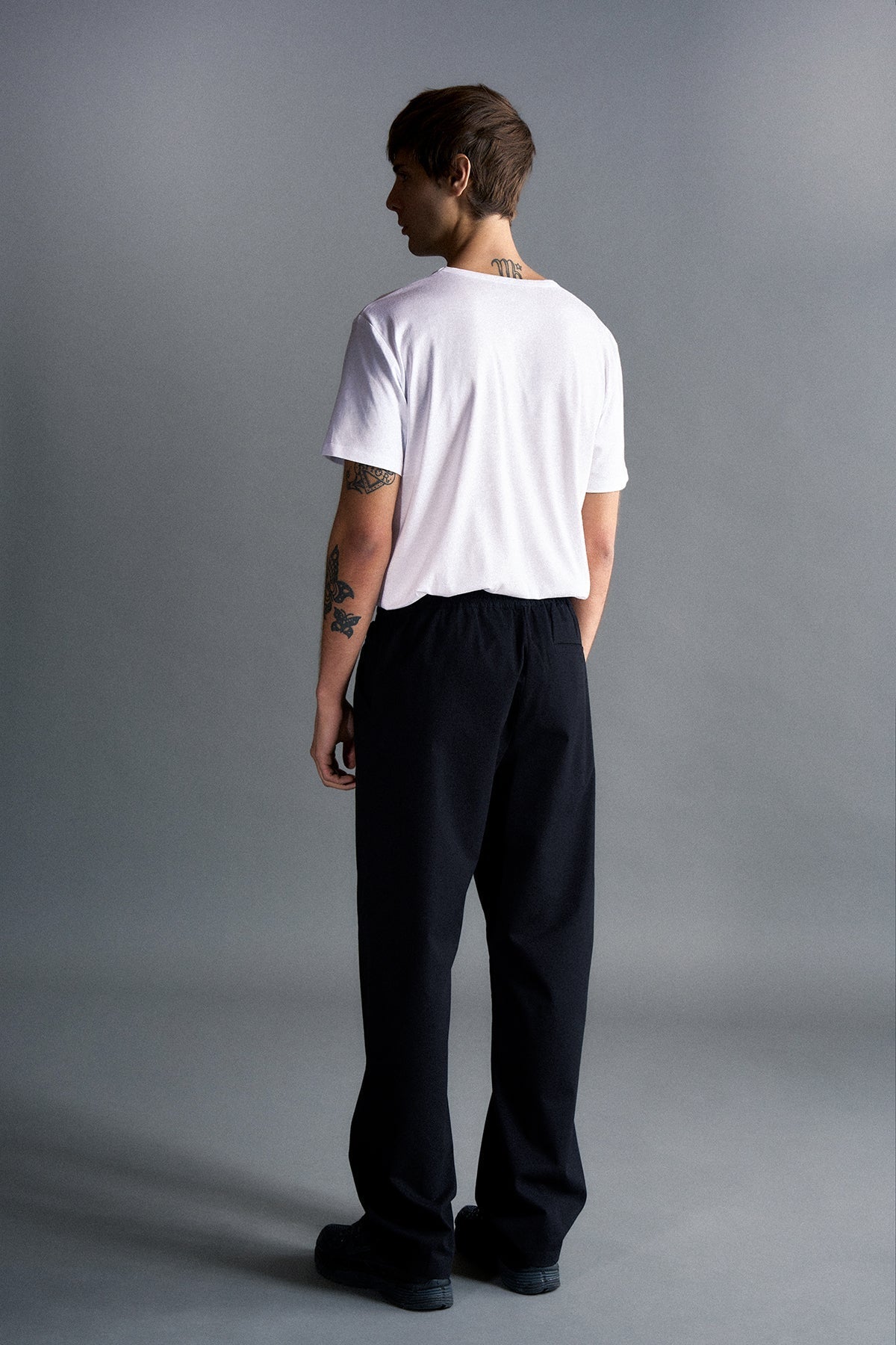 Relaxed Fit Erkek Pantolon - Siyah