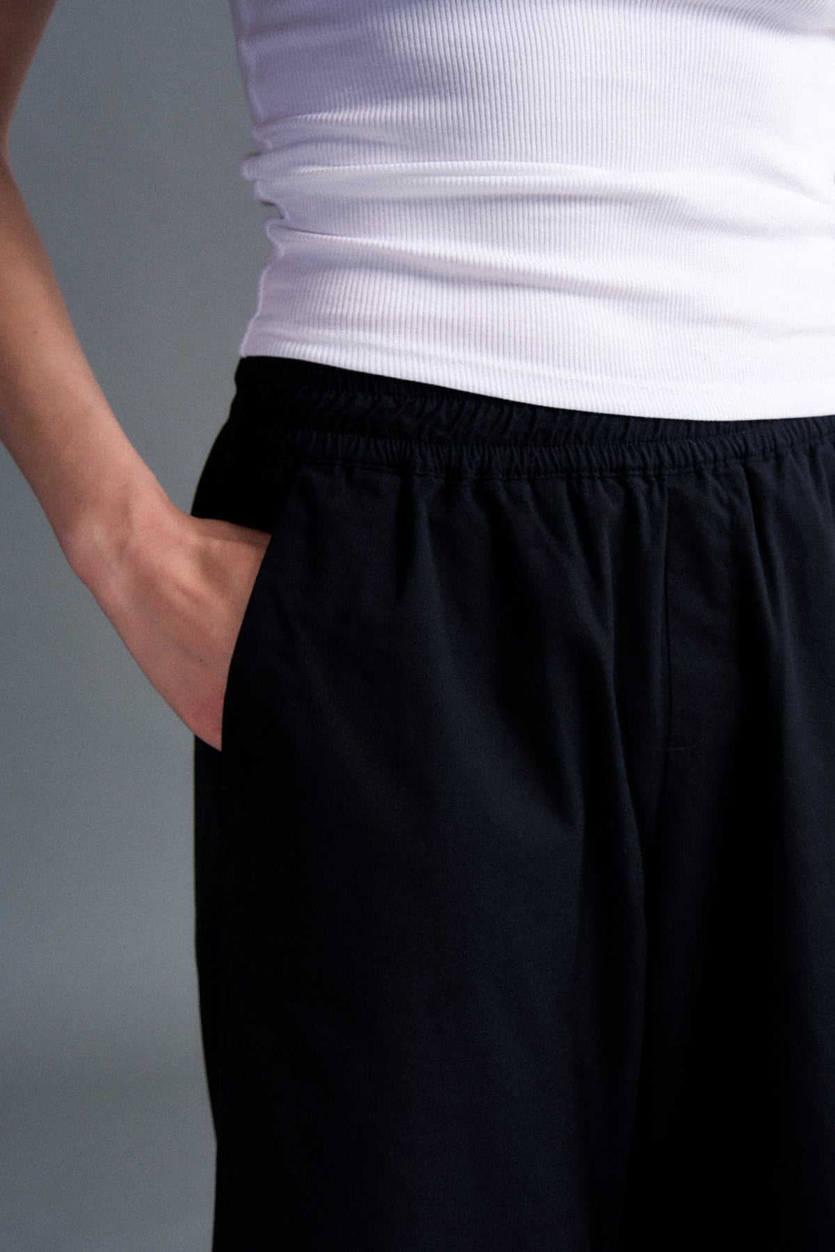 Relaxed Fit Kadın Pantolon - Siyah