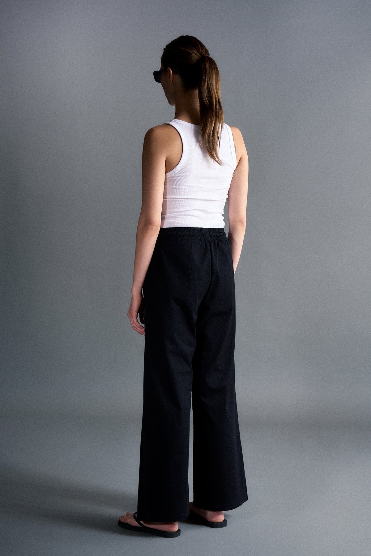 Relaxed Fit Kadın Pantolon - Siyah
