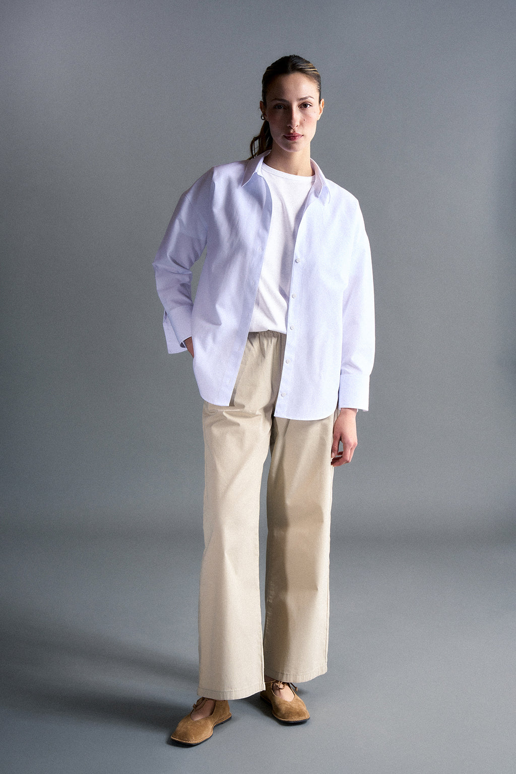 Basic Kadın Pantolon - Bej