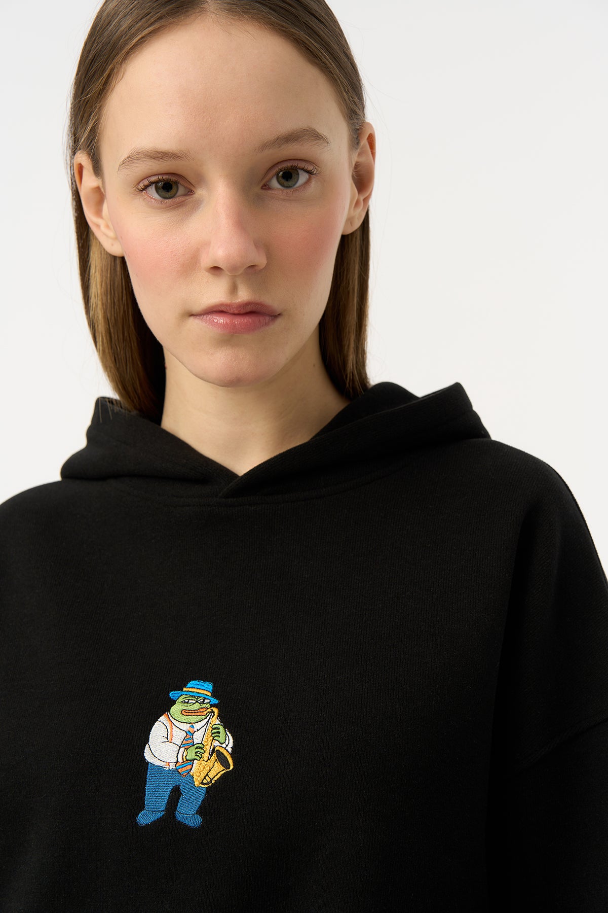 Jazzy Pepe SuperSoft Hoodie - Siyah