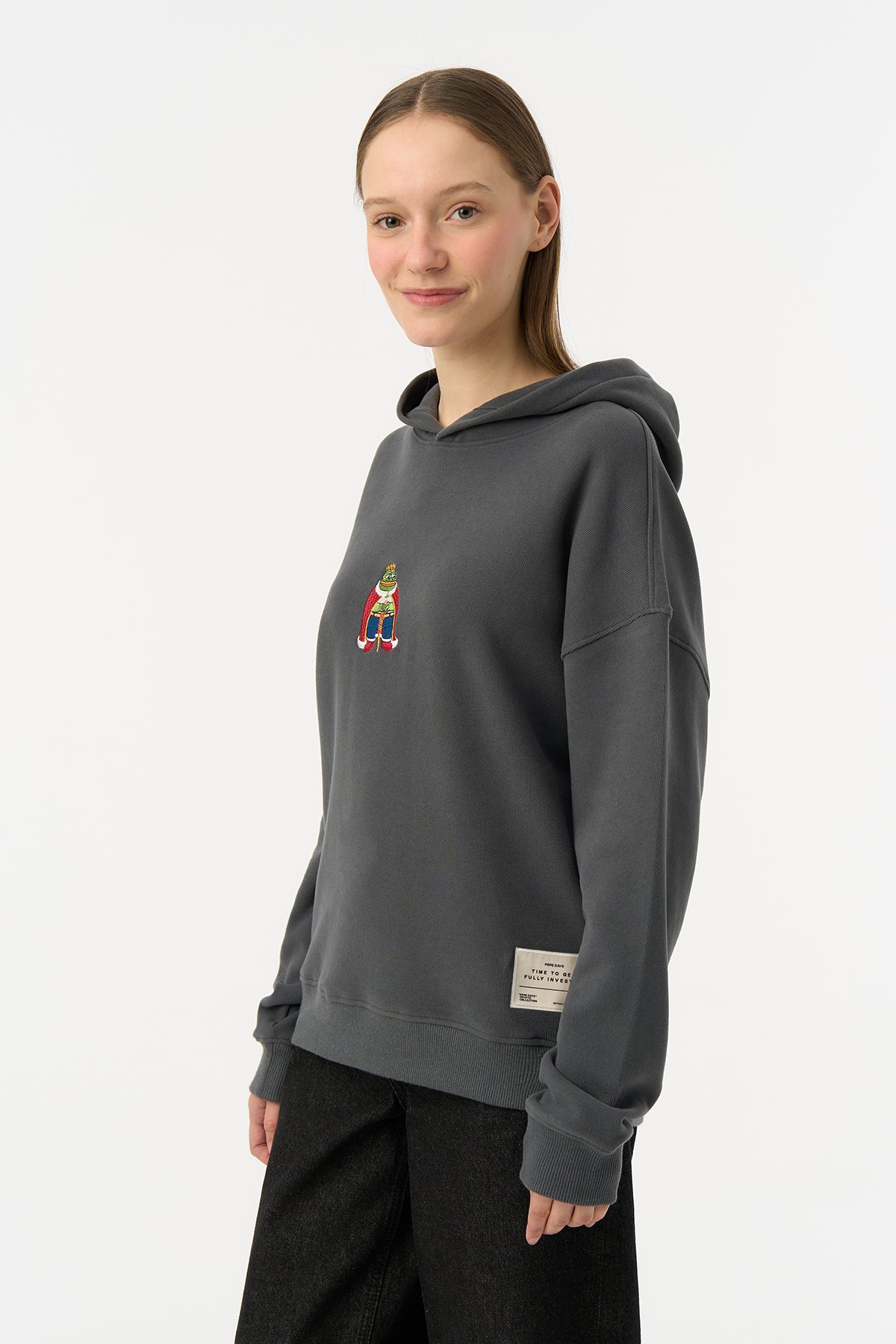 King Pepe SuperSoft Hoodie - Antrasit
