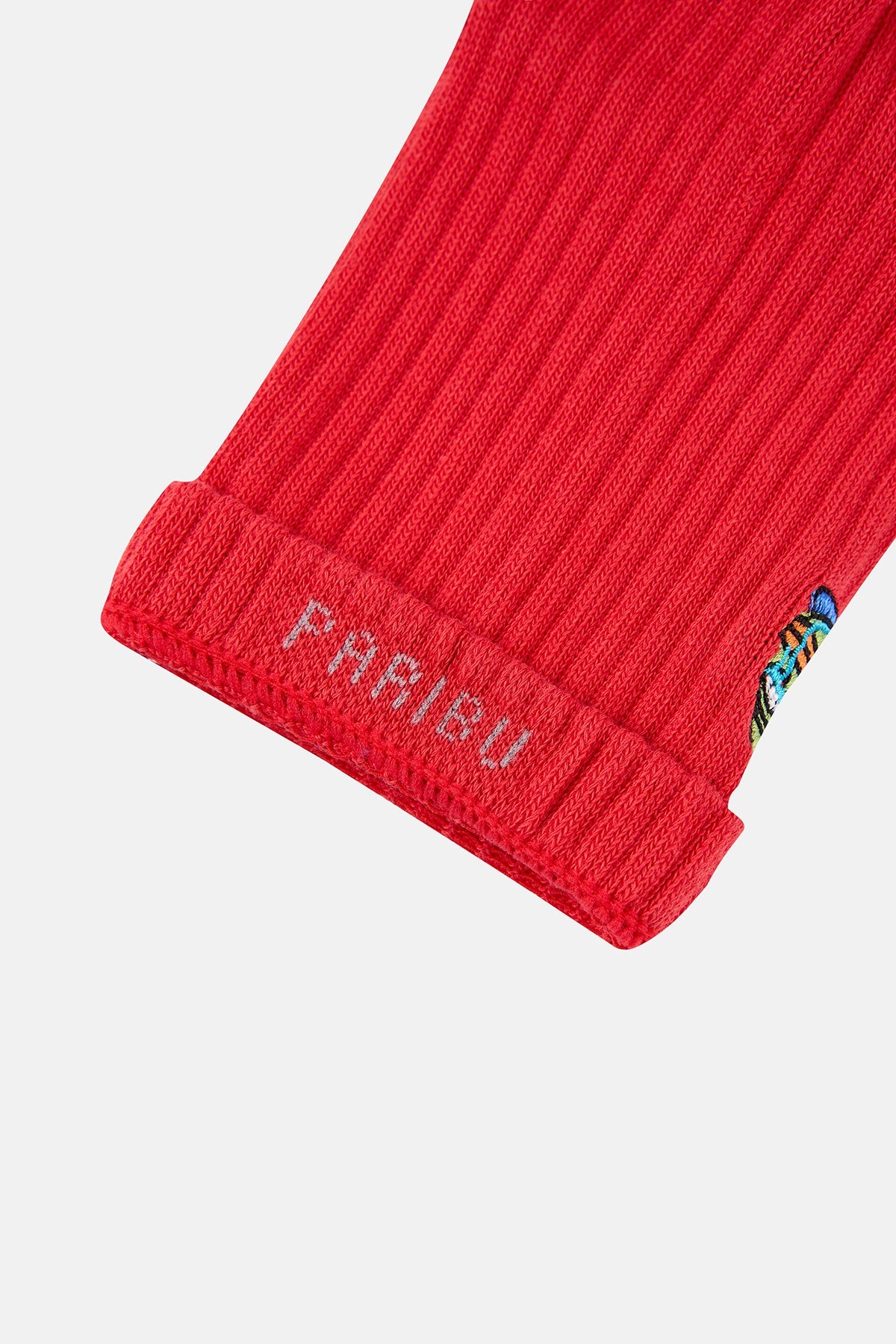 Crying Pepe Havlu Çorap - Kırmızı