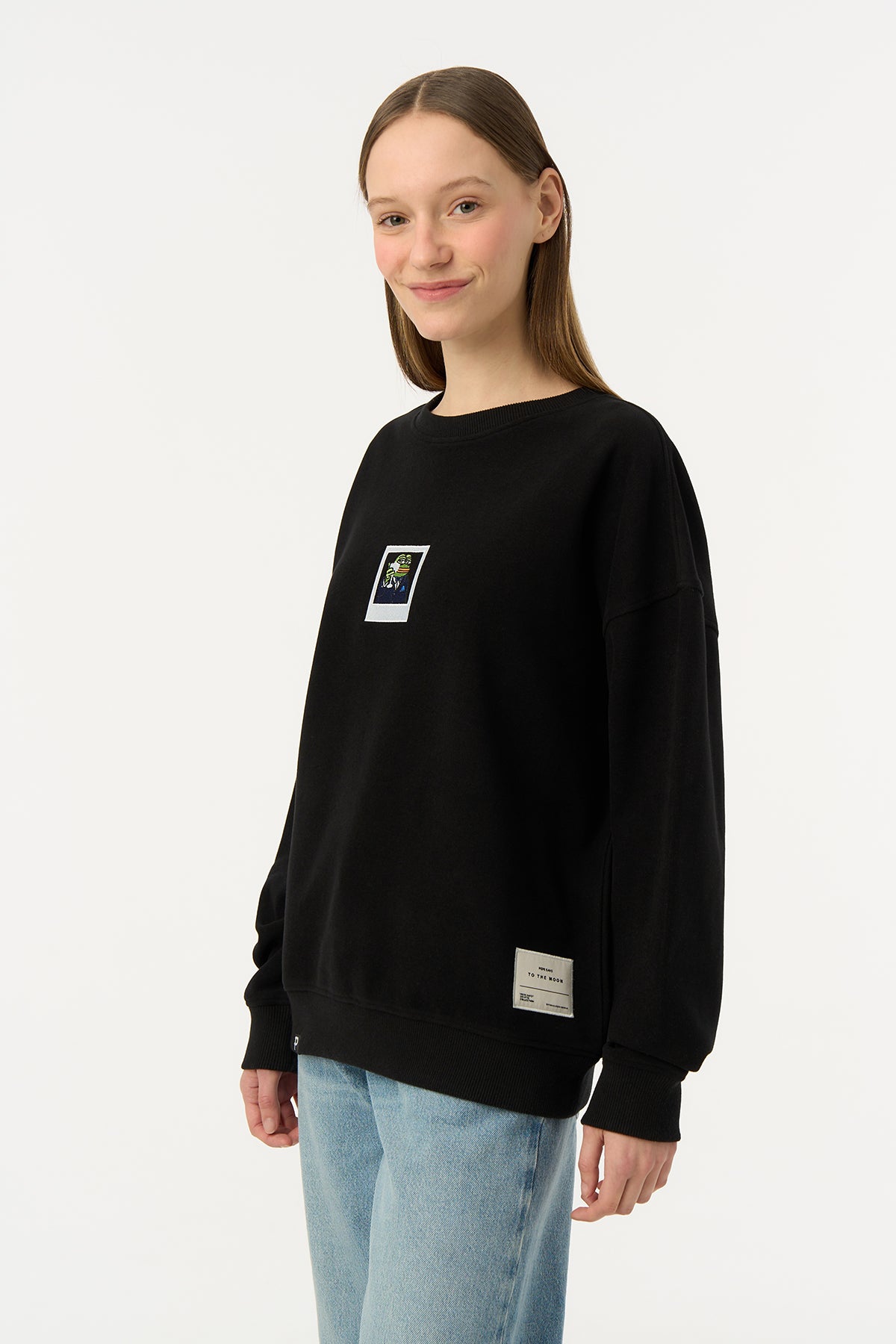 Gatsby Pepe SuperSoft Sweatshirt - Siyah