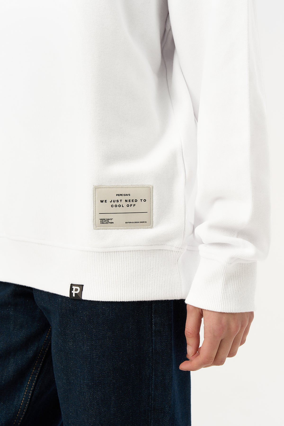 Jazzy Pepe Pepe SuperSoft Sweatshirt - Beyaz