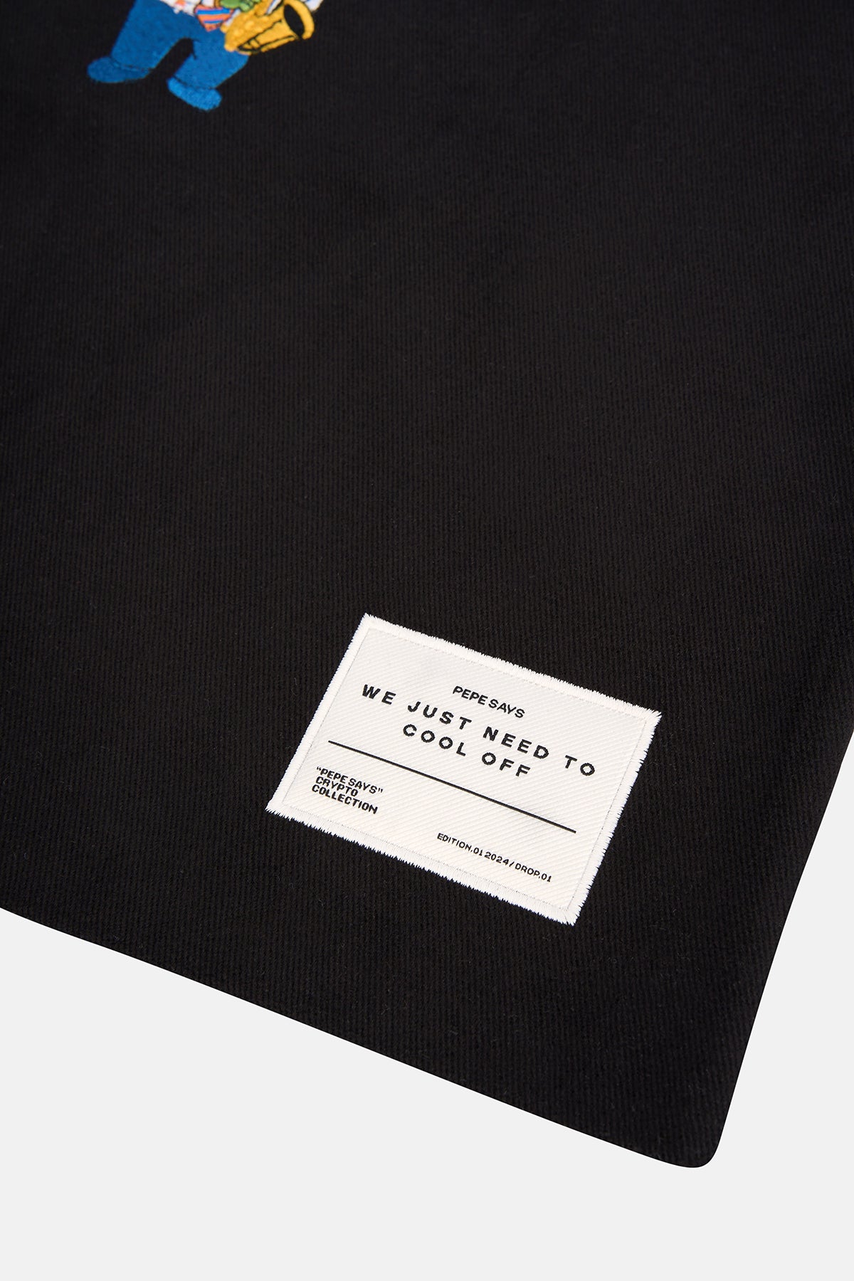 Jazzy Pepe Tote Çanta - Siyah