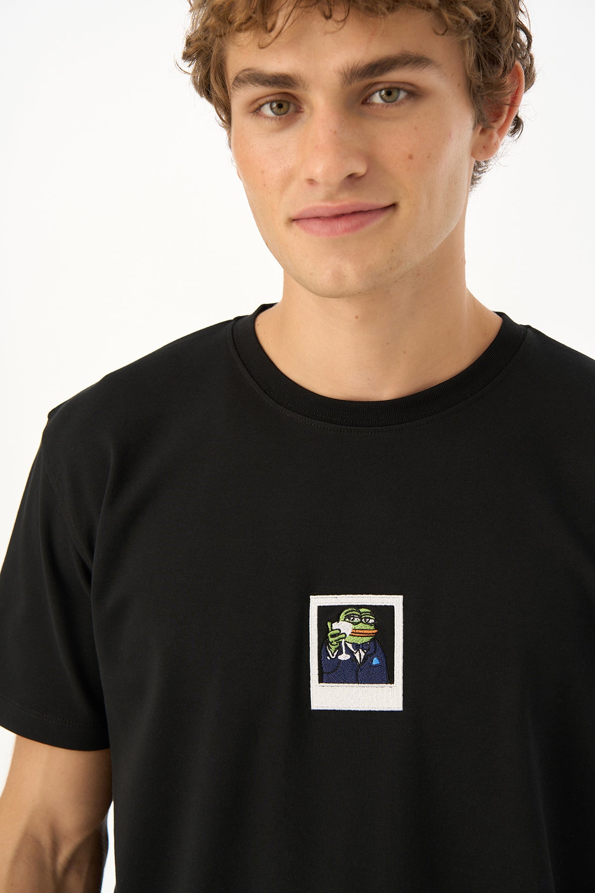 Gatsby Pepe Premium T-shirt - Siyah