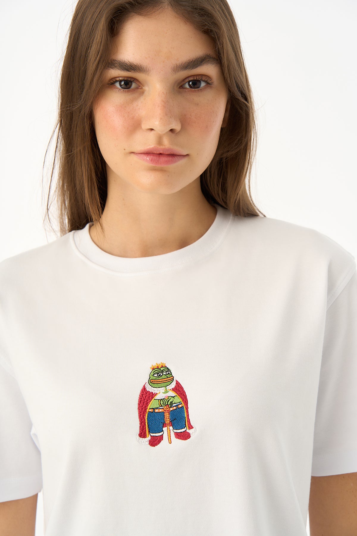 King Pepe Premium T-shirt - Beyaz