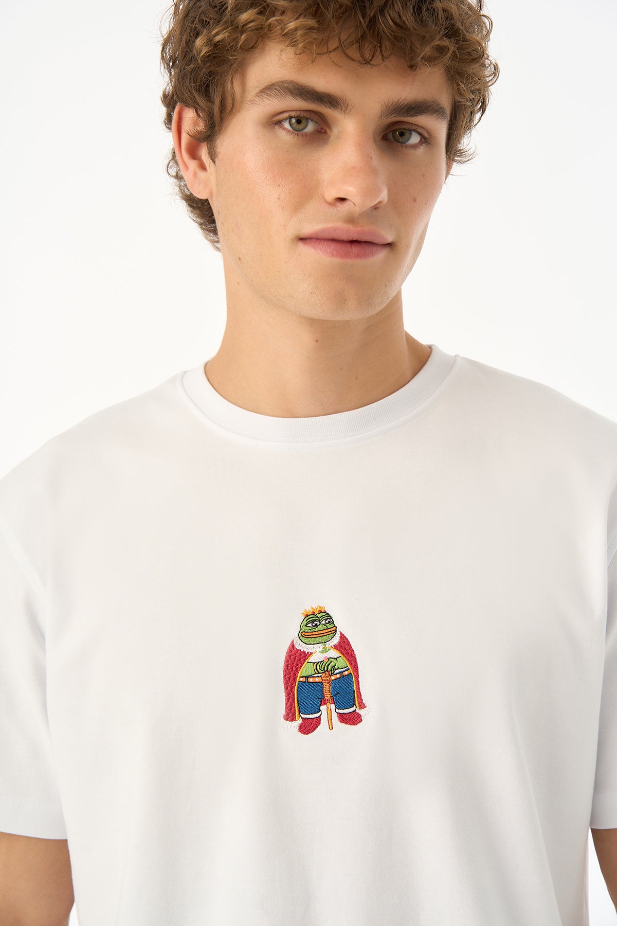 King Pepe Premium T-shirt - Beyaz