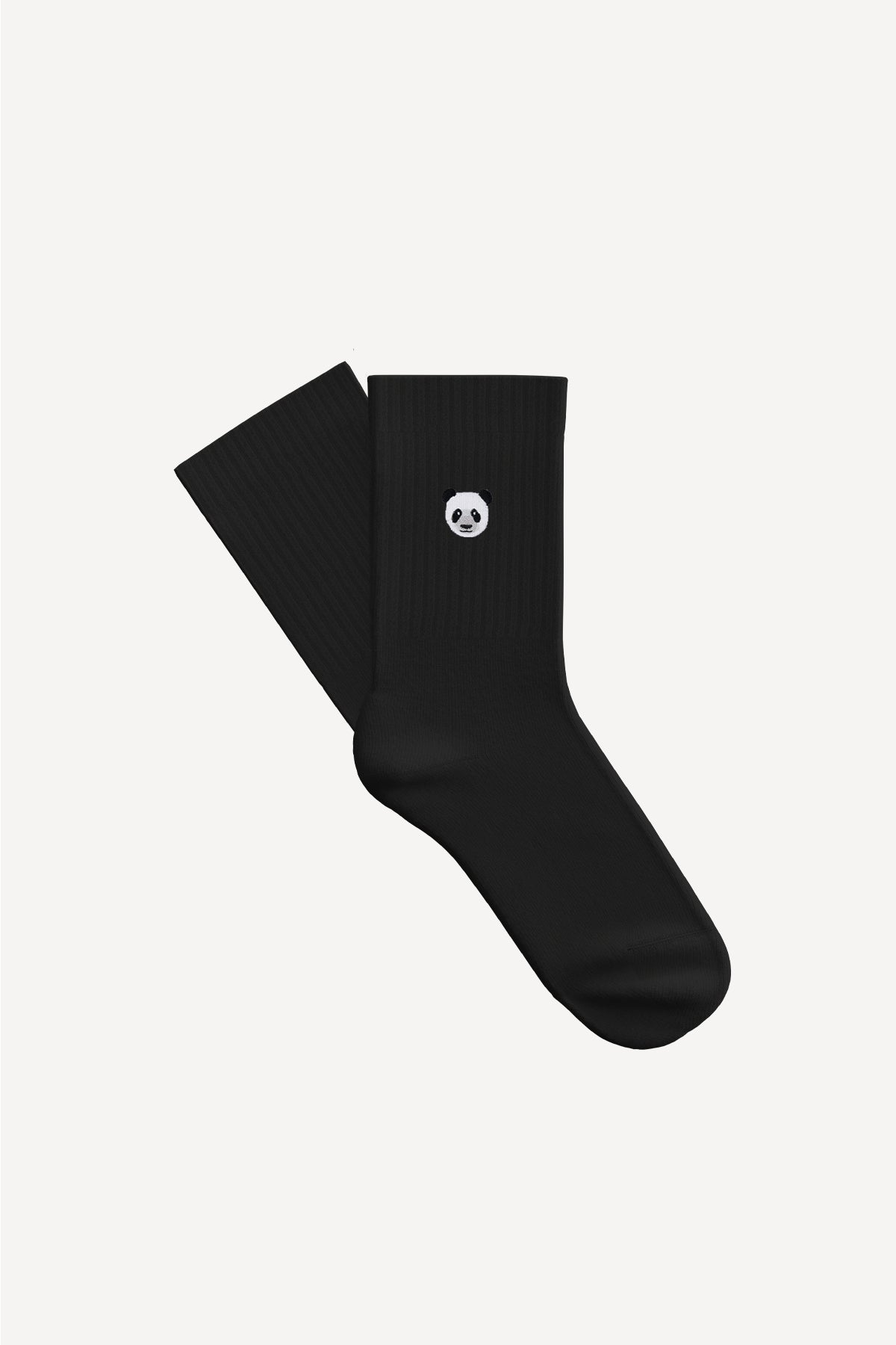 Panda İnce Havlu Çorap - Siyah