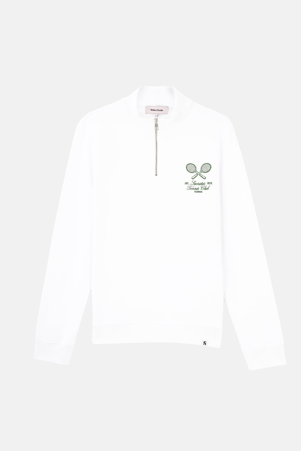 Socrates SuperSoft Quarter-Zip Sweatshirt - Beyaz
