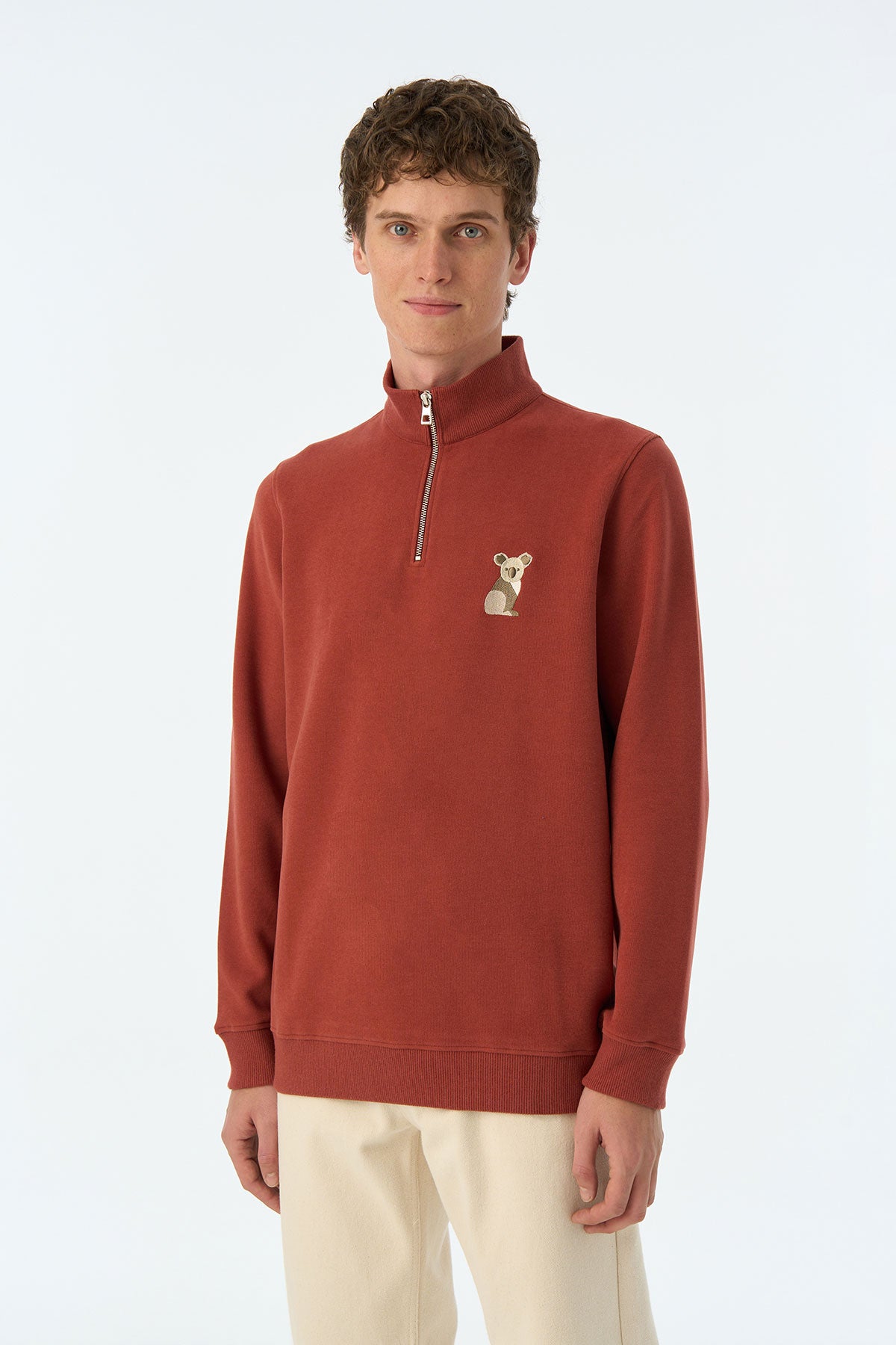 Koala SuperSoft Quarter-Zip Sweatshirt - Kiremit