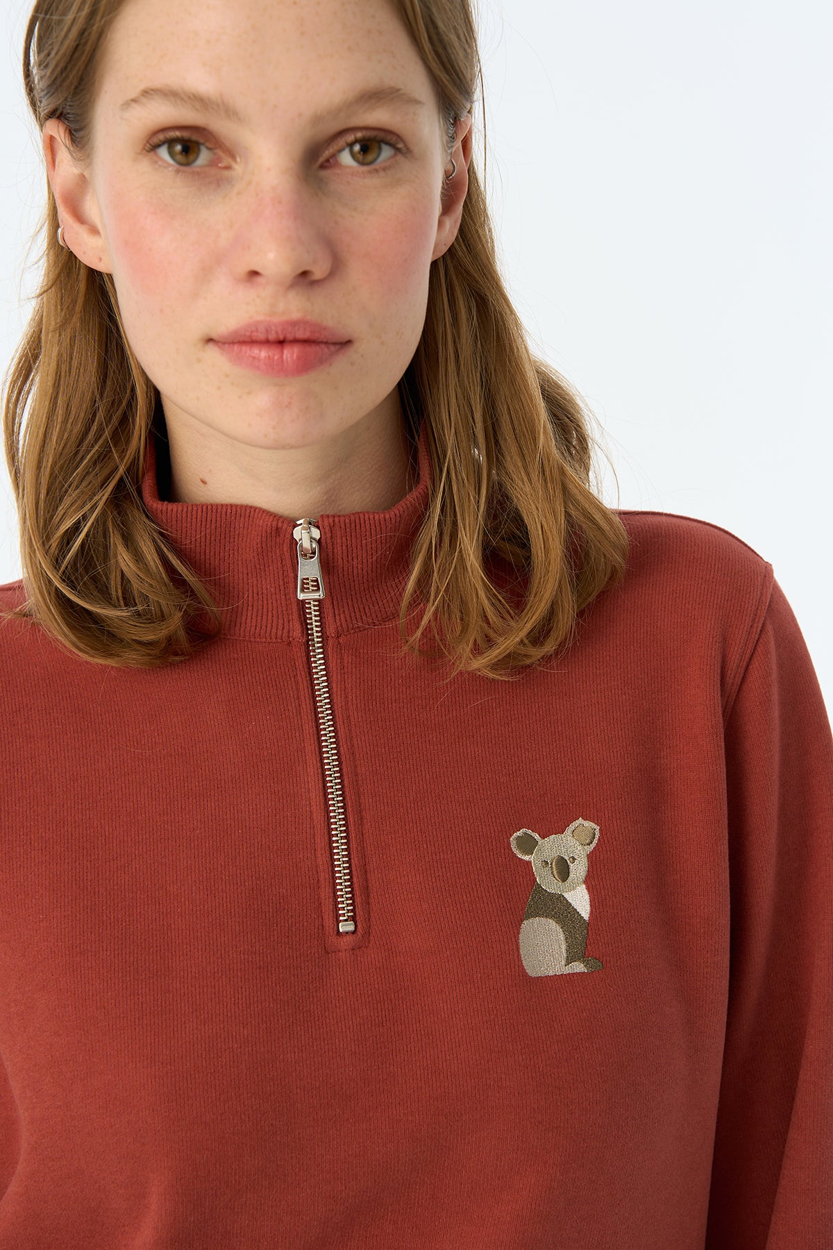 Koala SuperSoft Quarter-Zip Sweatshirt - Kiremit
