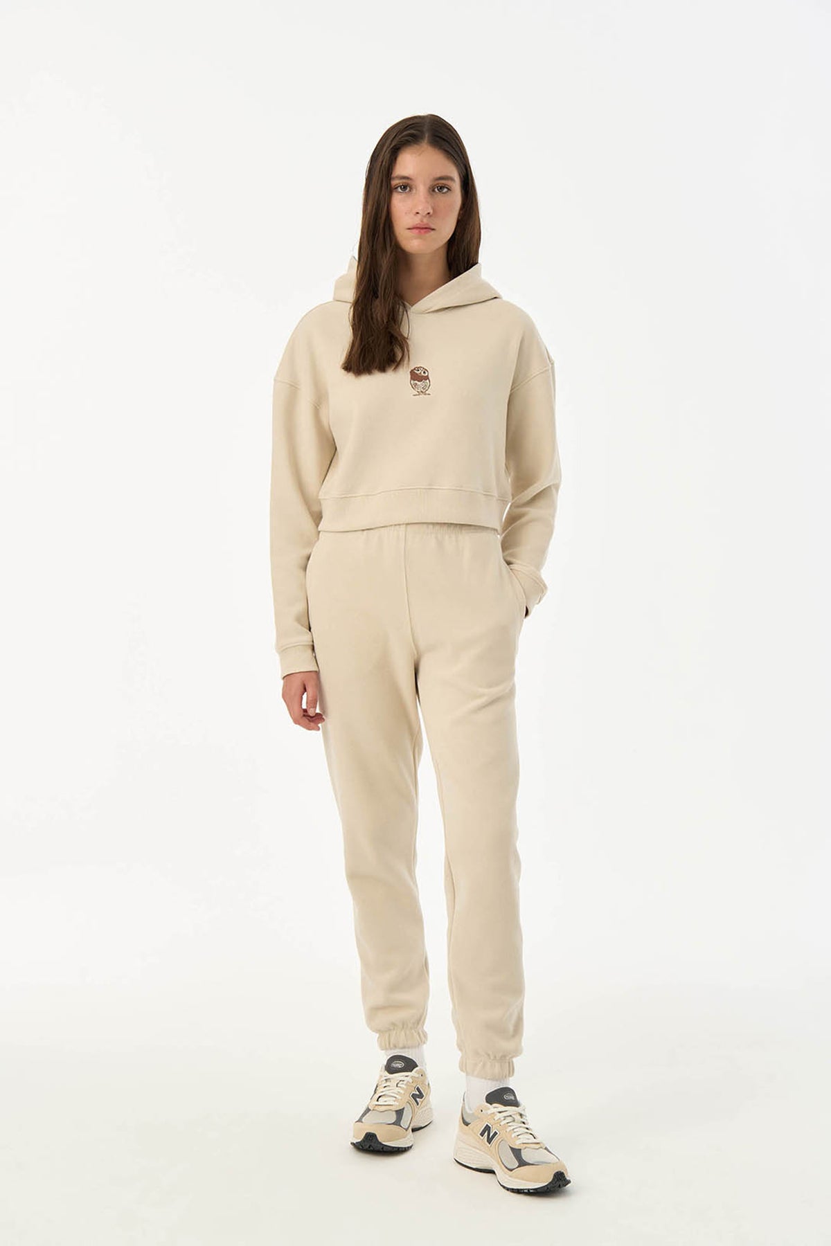 Basic SuperSoft Kadın Eşofman Altı - Parşömen Bej