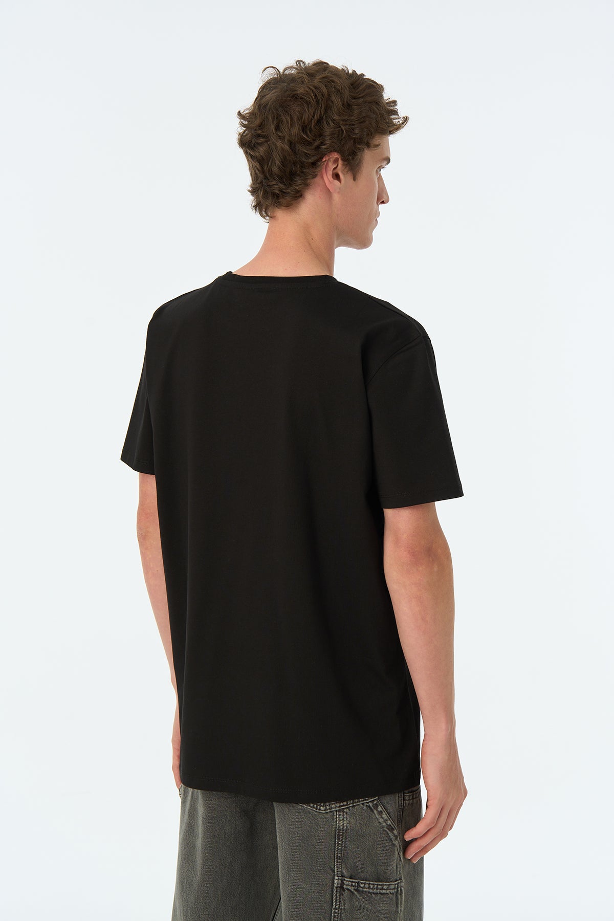 Basic Lightweight T-Shirt - Siyah