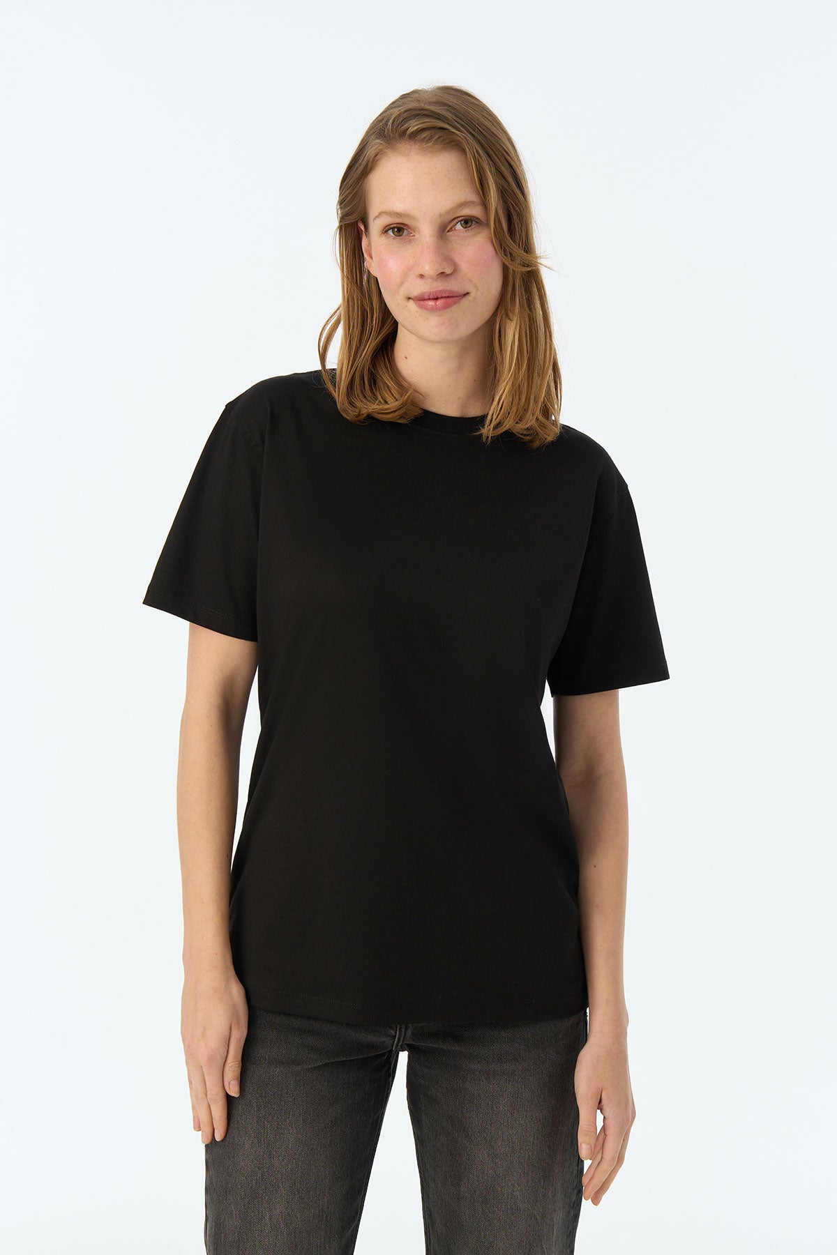 Basic Lightweight T-Shirt - Siyah
