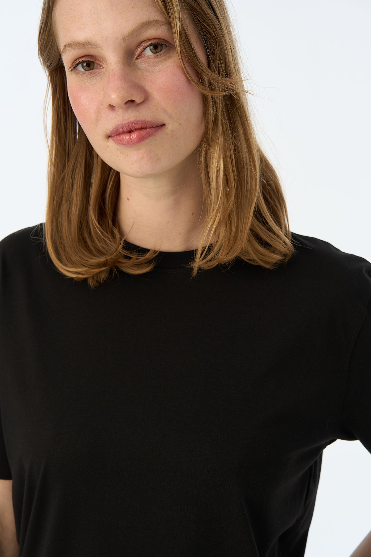 Basic Lightweight T-Shirt - Siyah