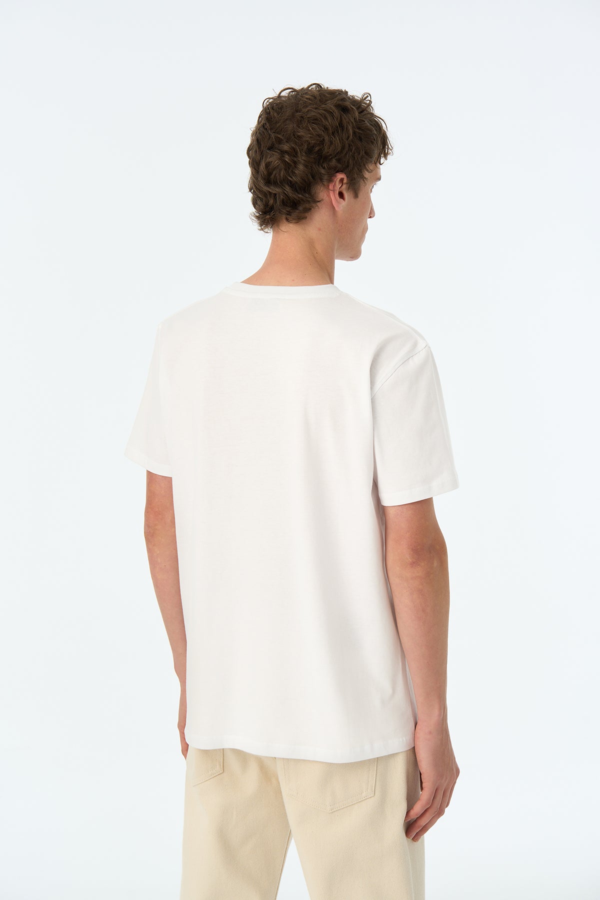 Basic Lightweight T-Shirt - Beyaz