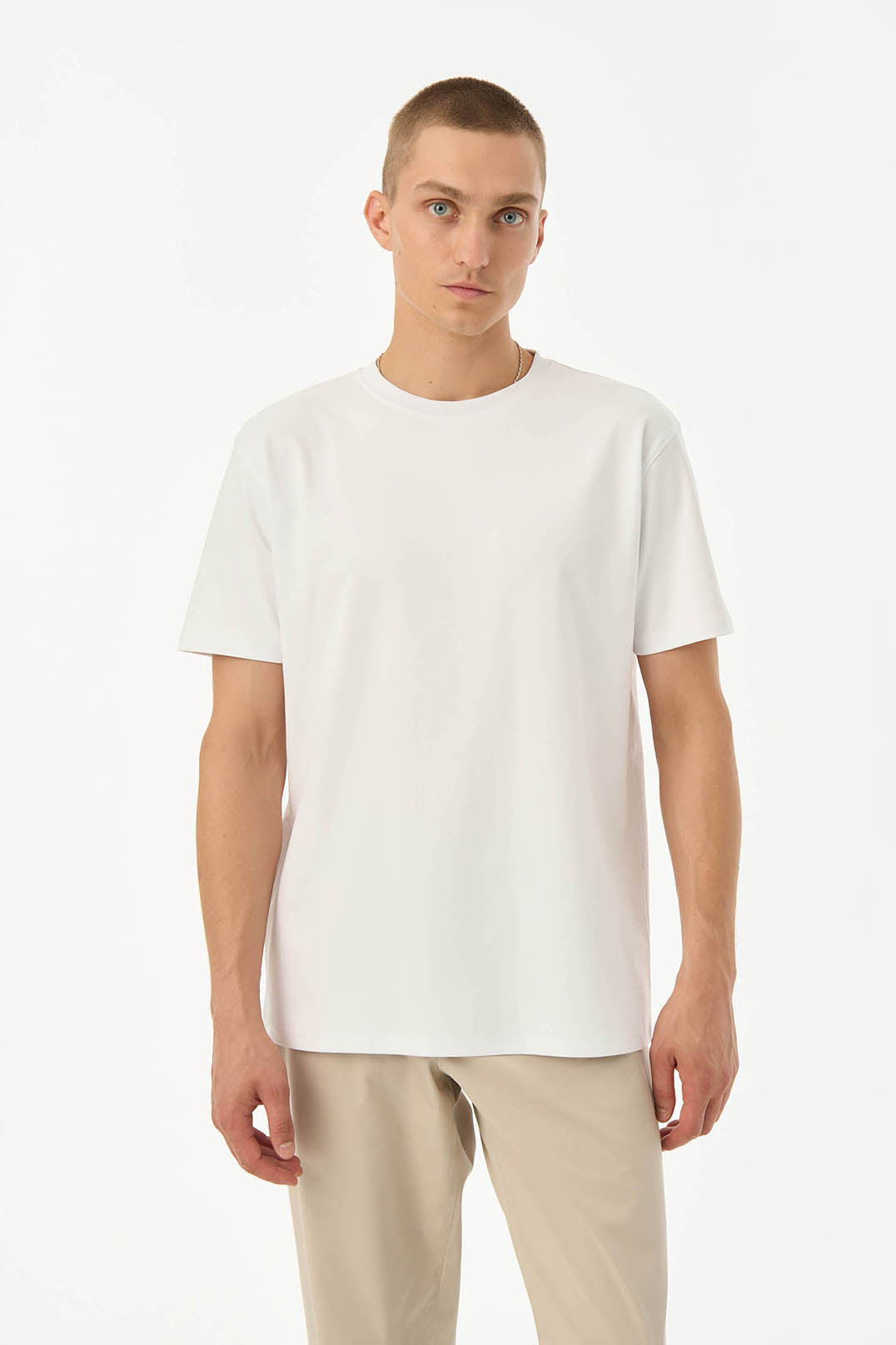 Basic Oversize Premium T-shirt - Beyaz