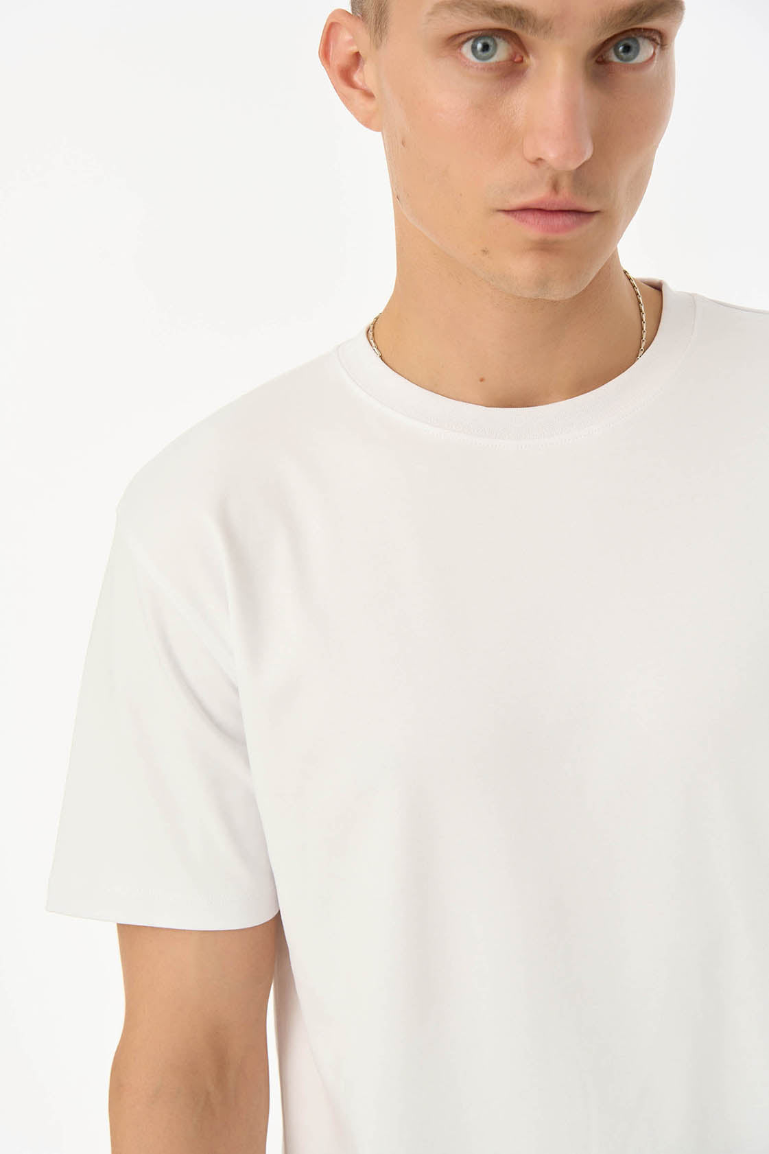 Basic Oversize Premium T-shirt - Beyaz