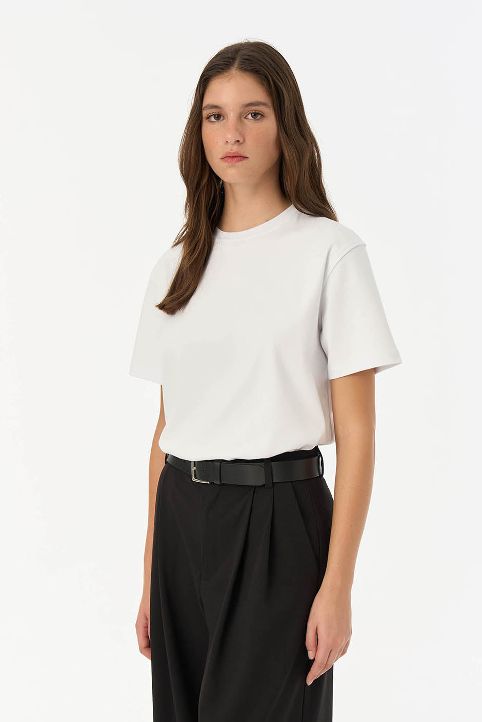 Basic Oversize Premium T-shirt - Beyaz