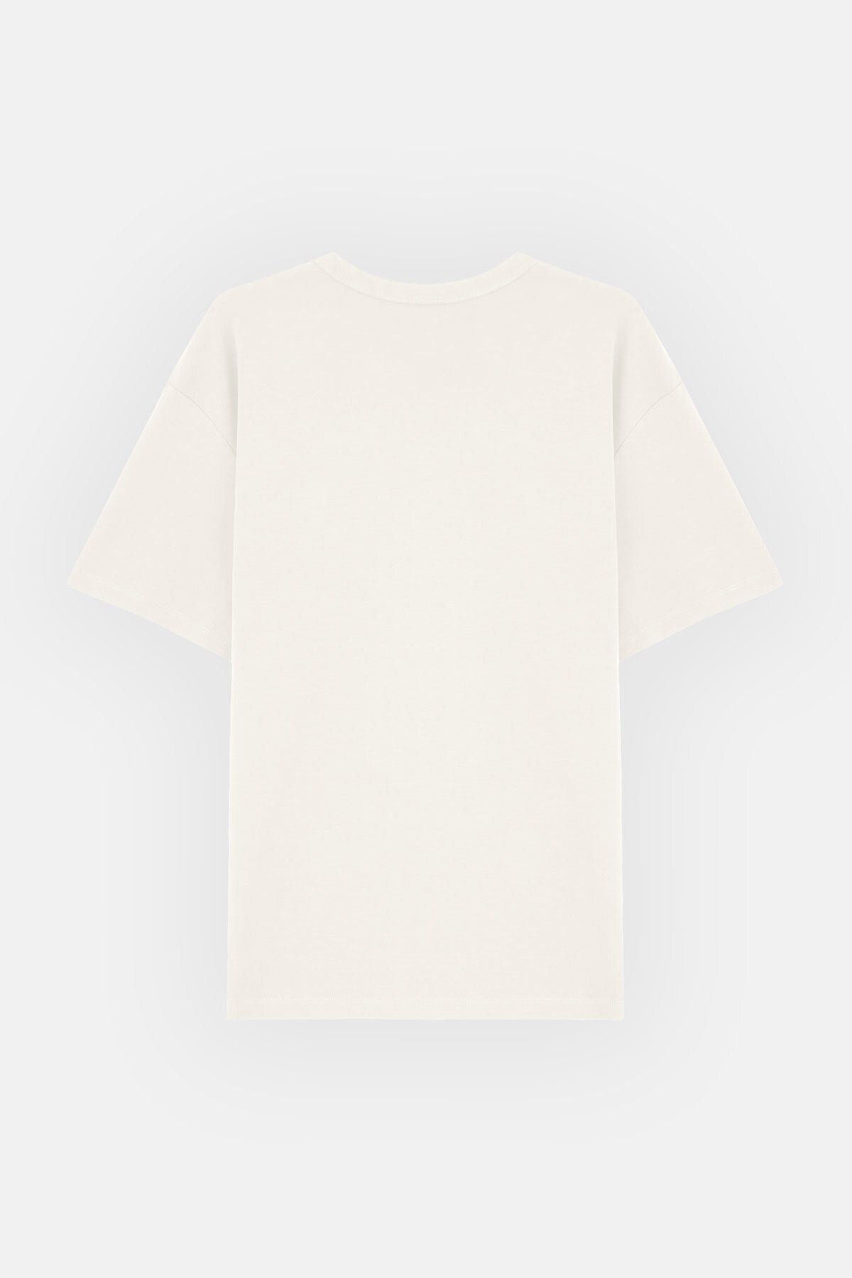 Basic Oversize Premium T-Shirt - Ekru