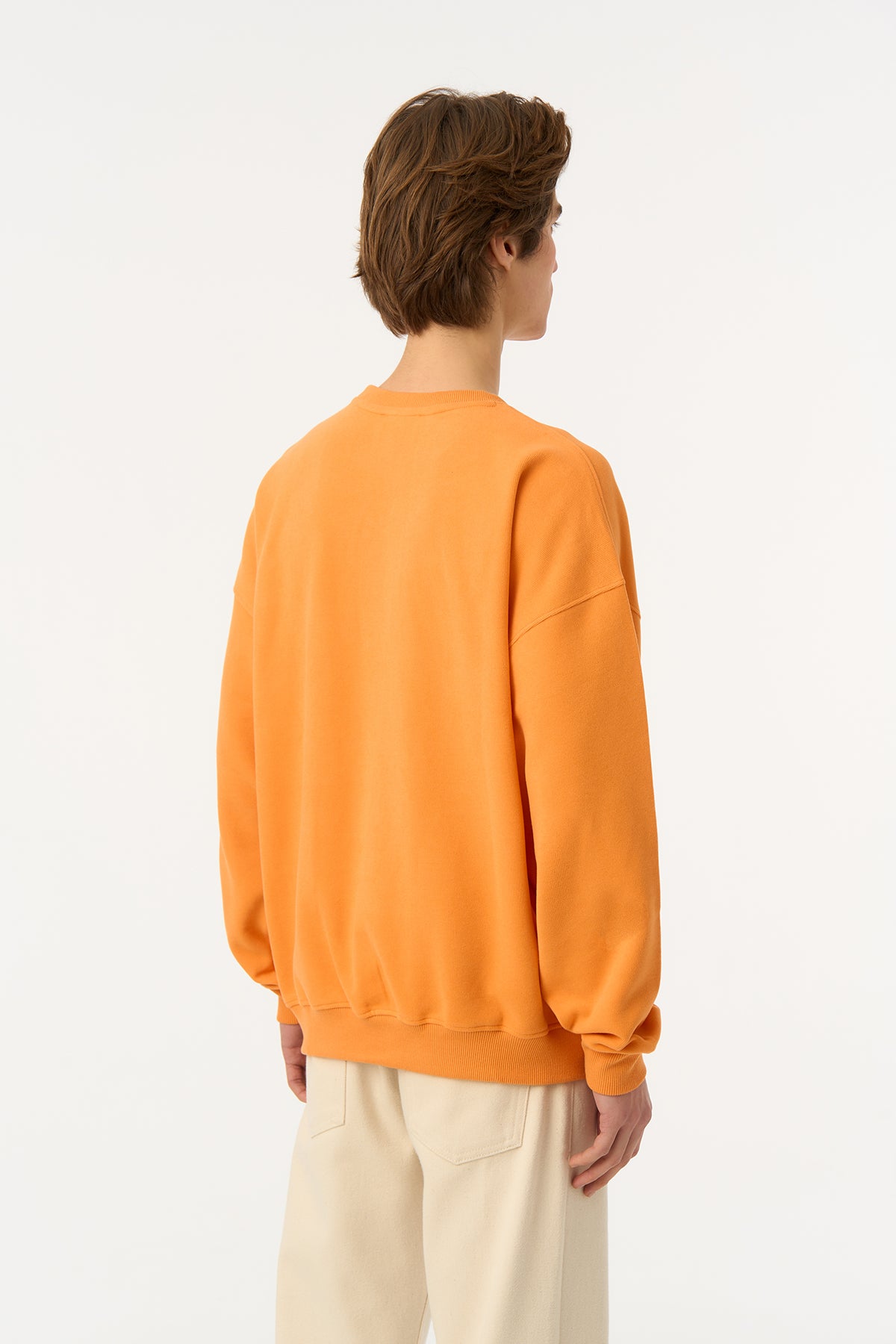 Yavru Sincap Oversize SuperSoft Sweatshirt - Turuncu