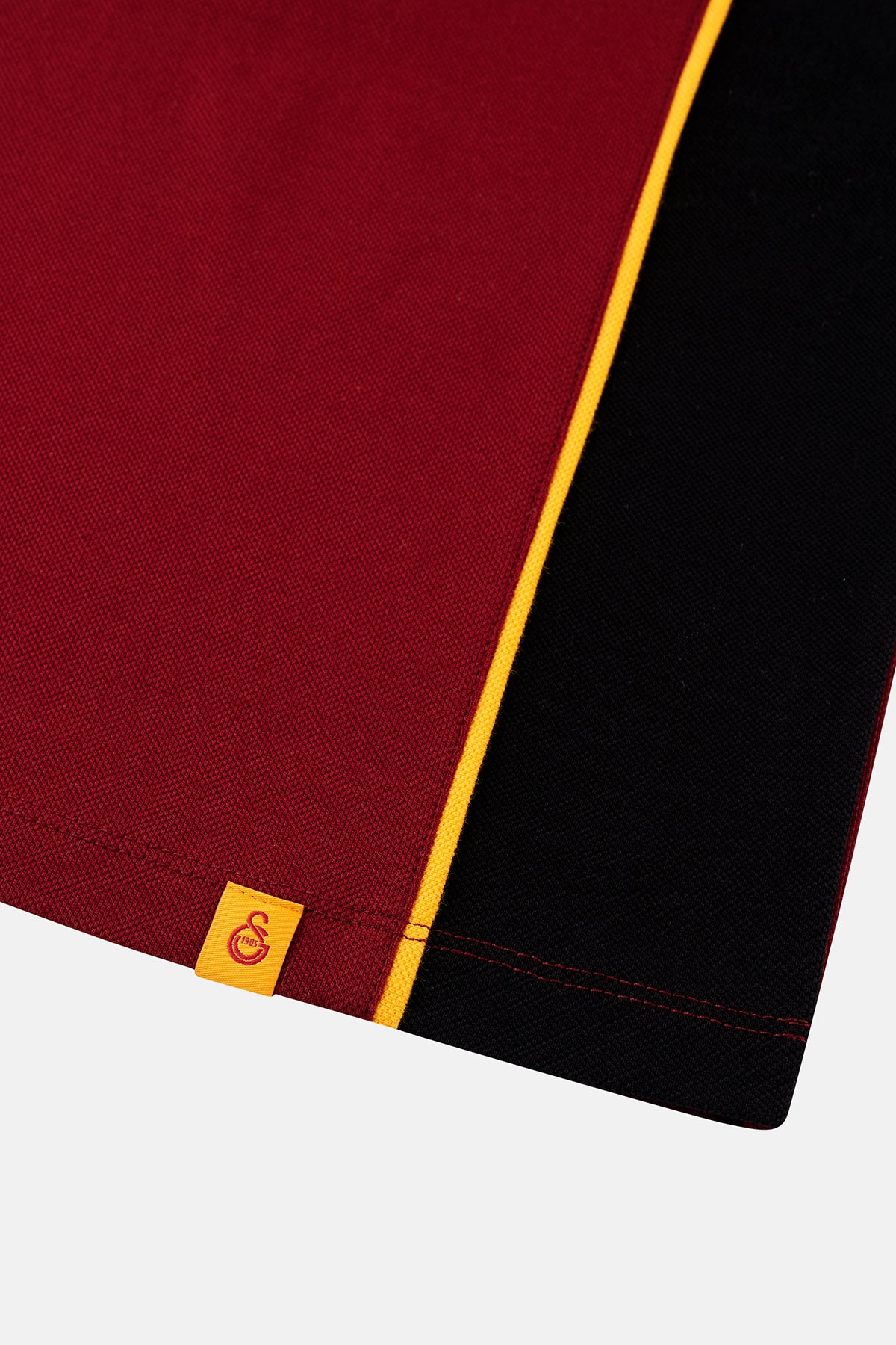 Leones Uzun Kollu Polo Yaka T-shirt - Bordo / Siyah