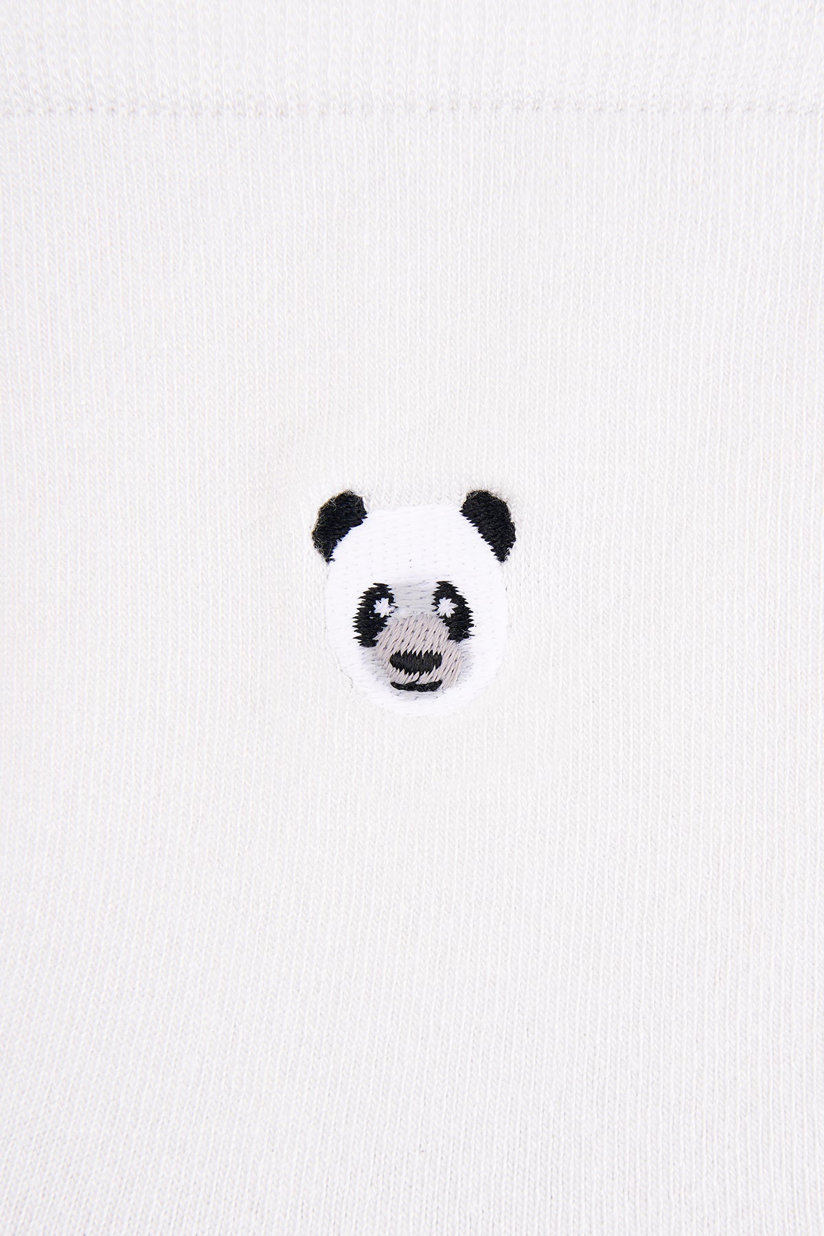 Panda Bambu Çorap - Beyaz