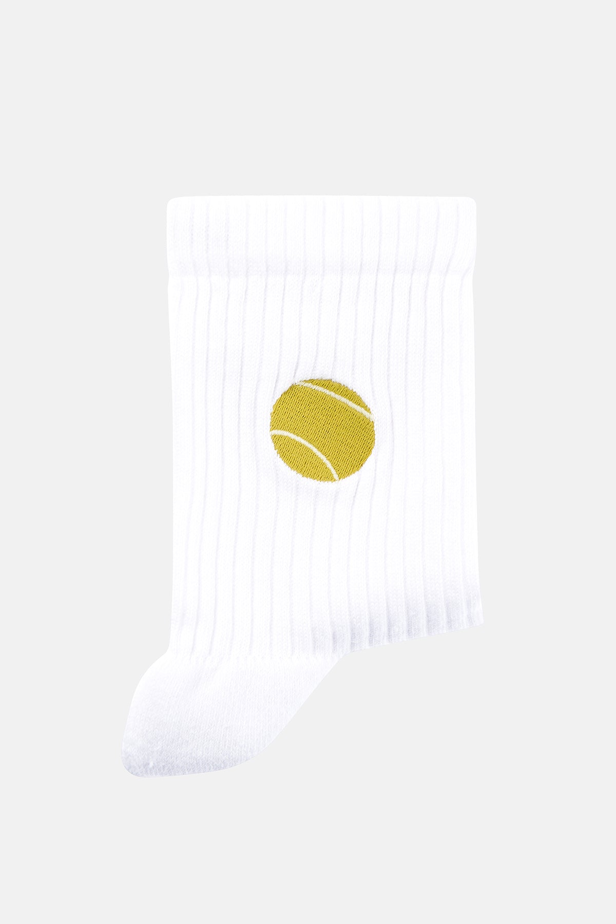 Socrates Tennis Ball Havlu Çorap - Beyaz