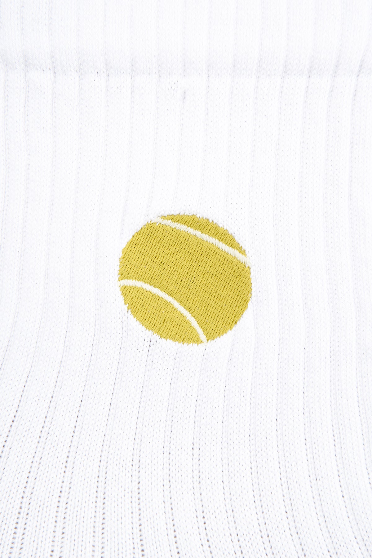 Socrates Tennis Ball Havlu  Çorap - Beyaz