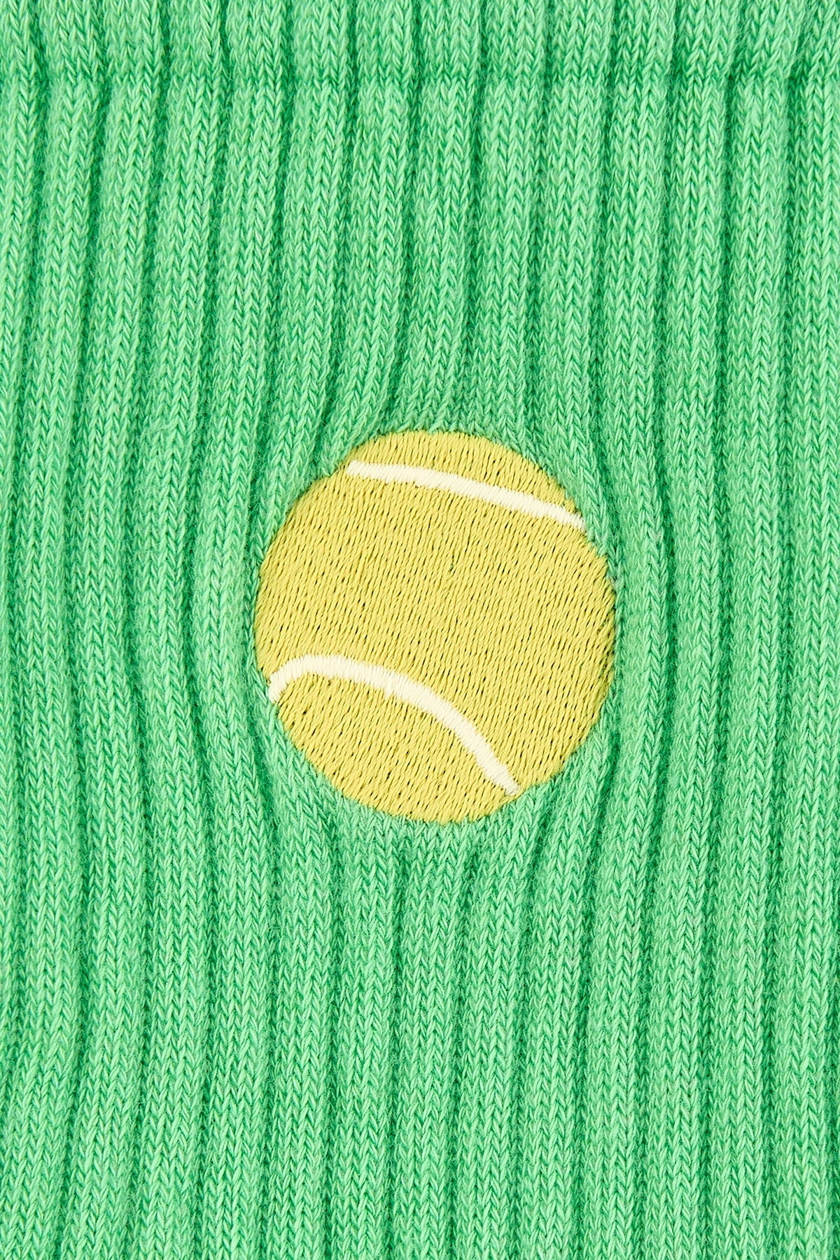 Tennis Ball Havlu Çorap - Yeşil
