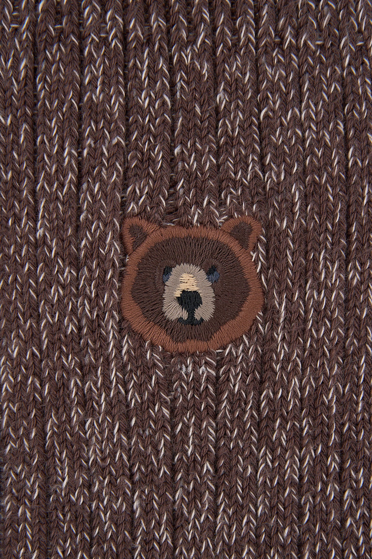 Bozayı Kalın Havlu Çorap - Kahverengi