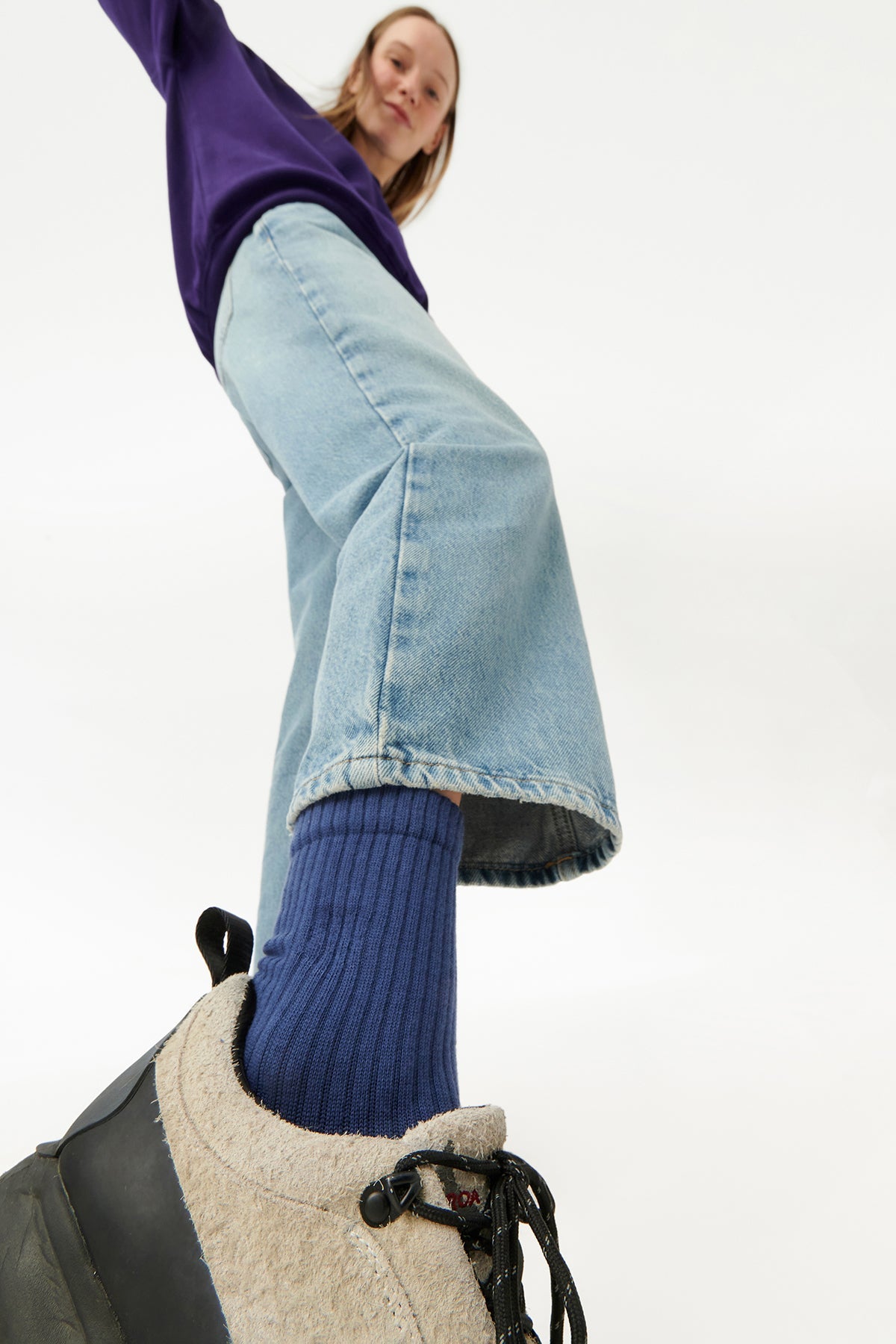 Basic Havlu Çorap - Lacivert